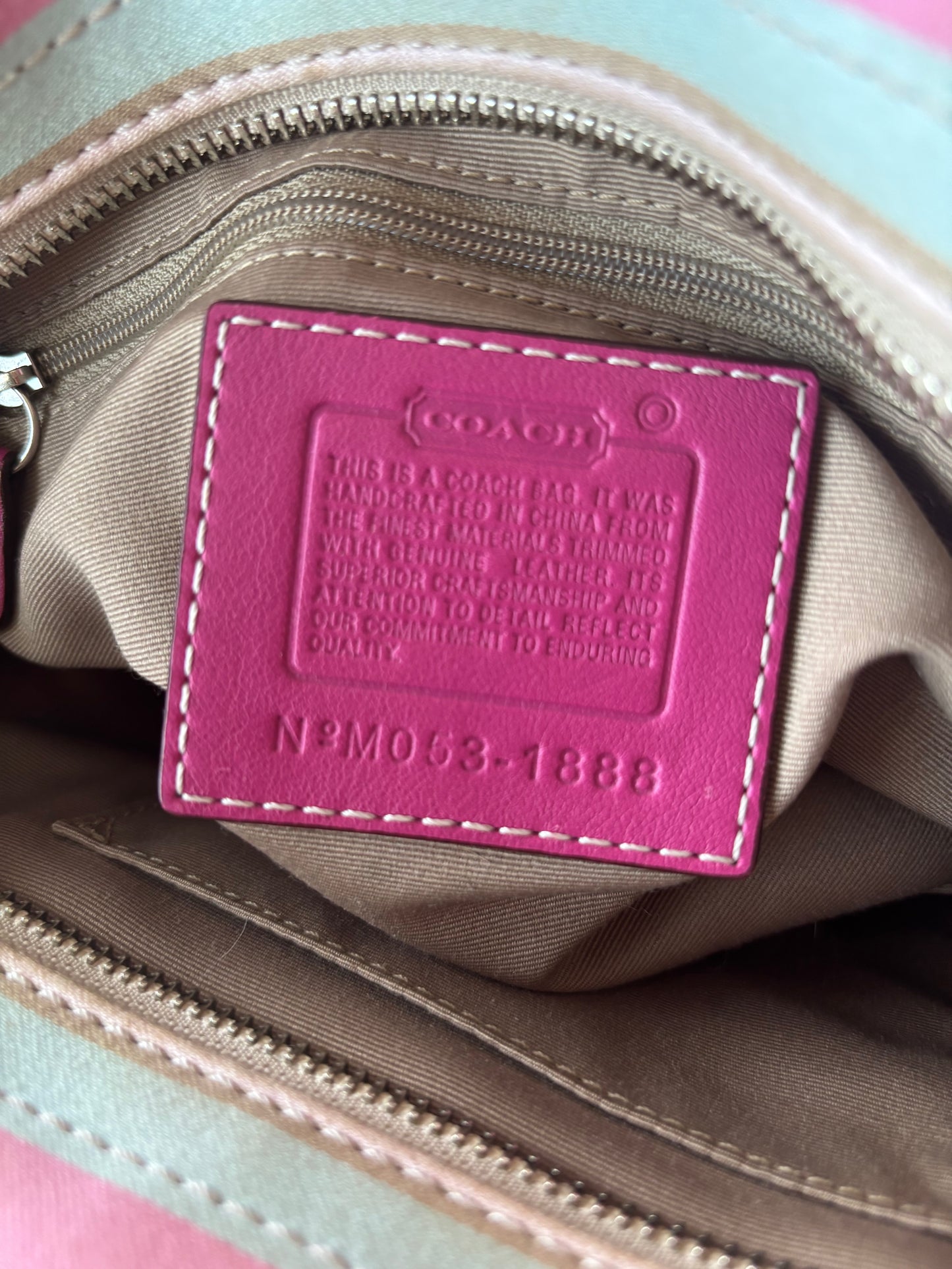 Striped soho Hampton bag