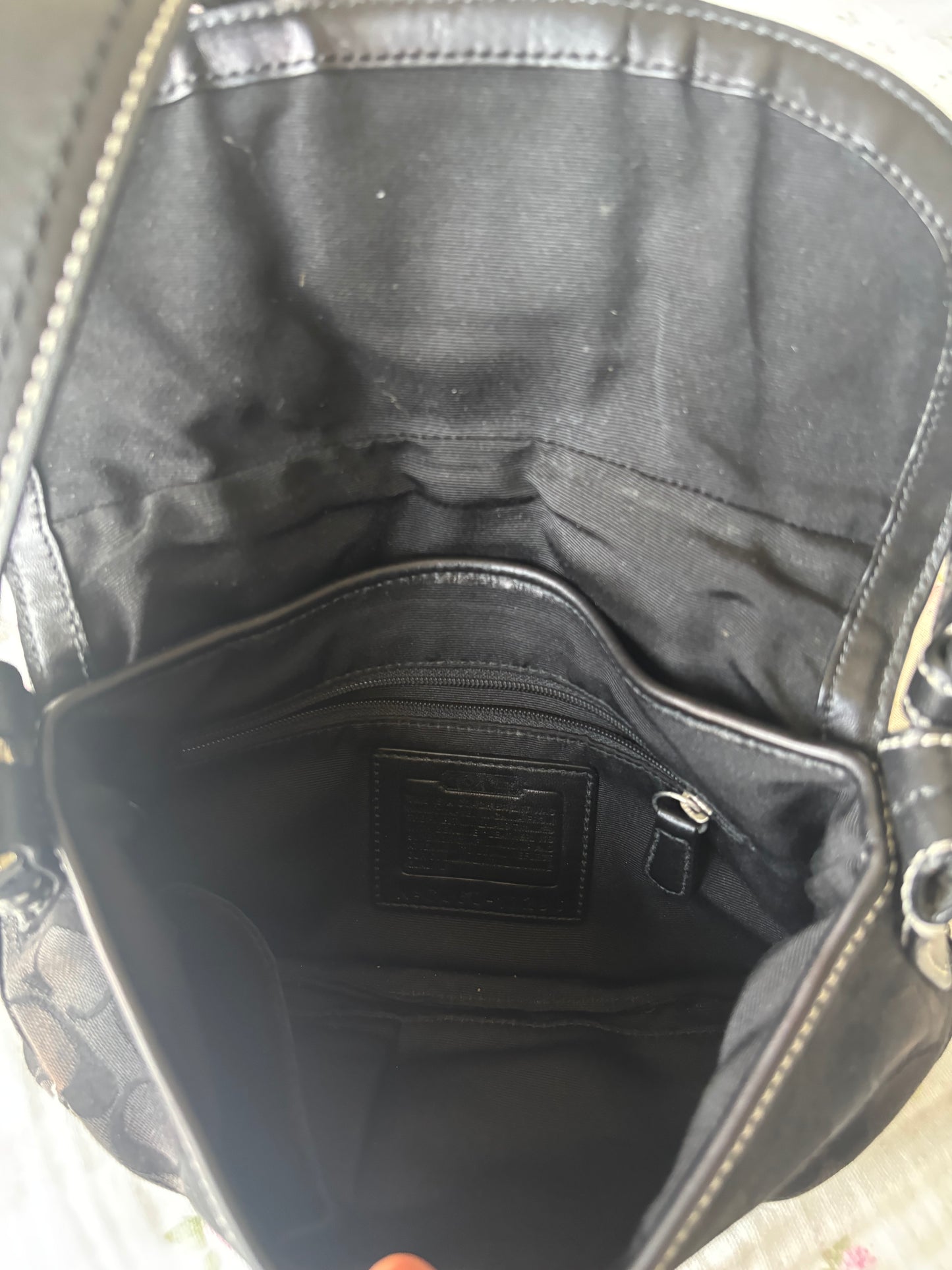Mini black rare coach soho shoulder bag