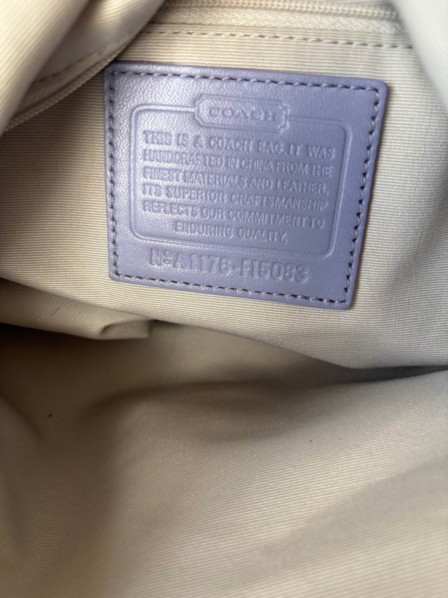 Lilac rare coach soho Lyn bag