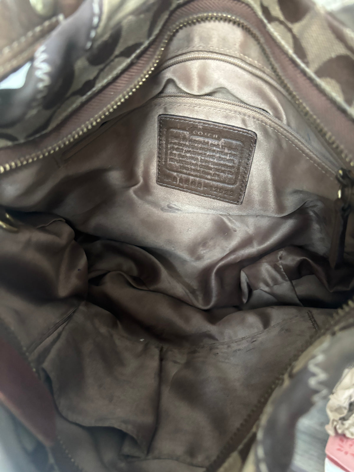 Rare patchwork coach Carly