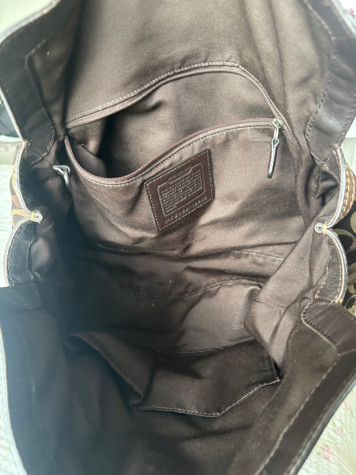 Rare brown coach vintage satchel