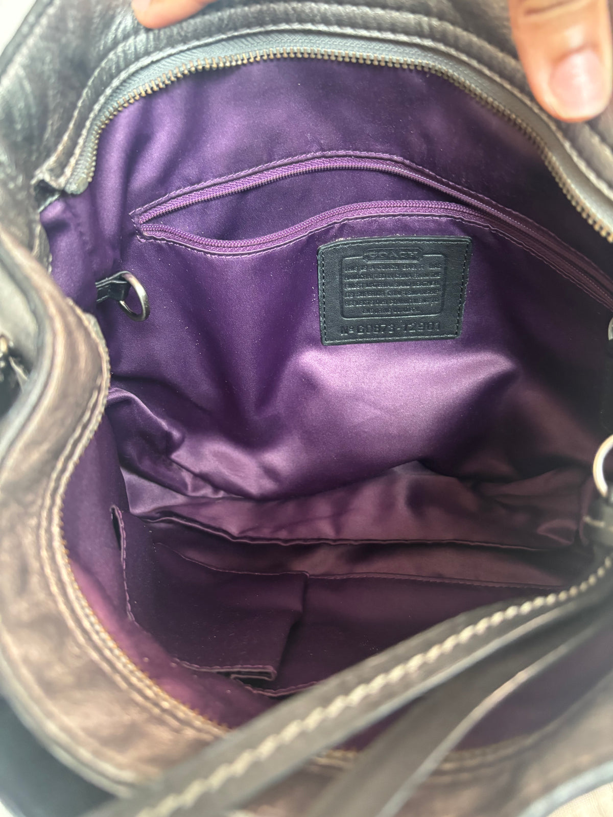 Rare patchwork coach Zoe
