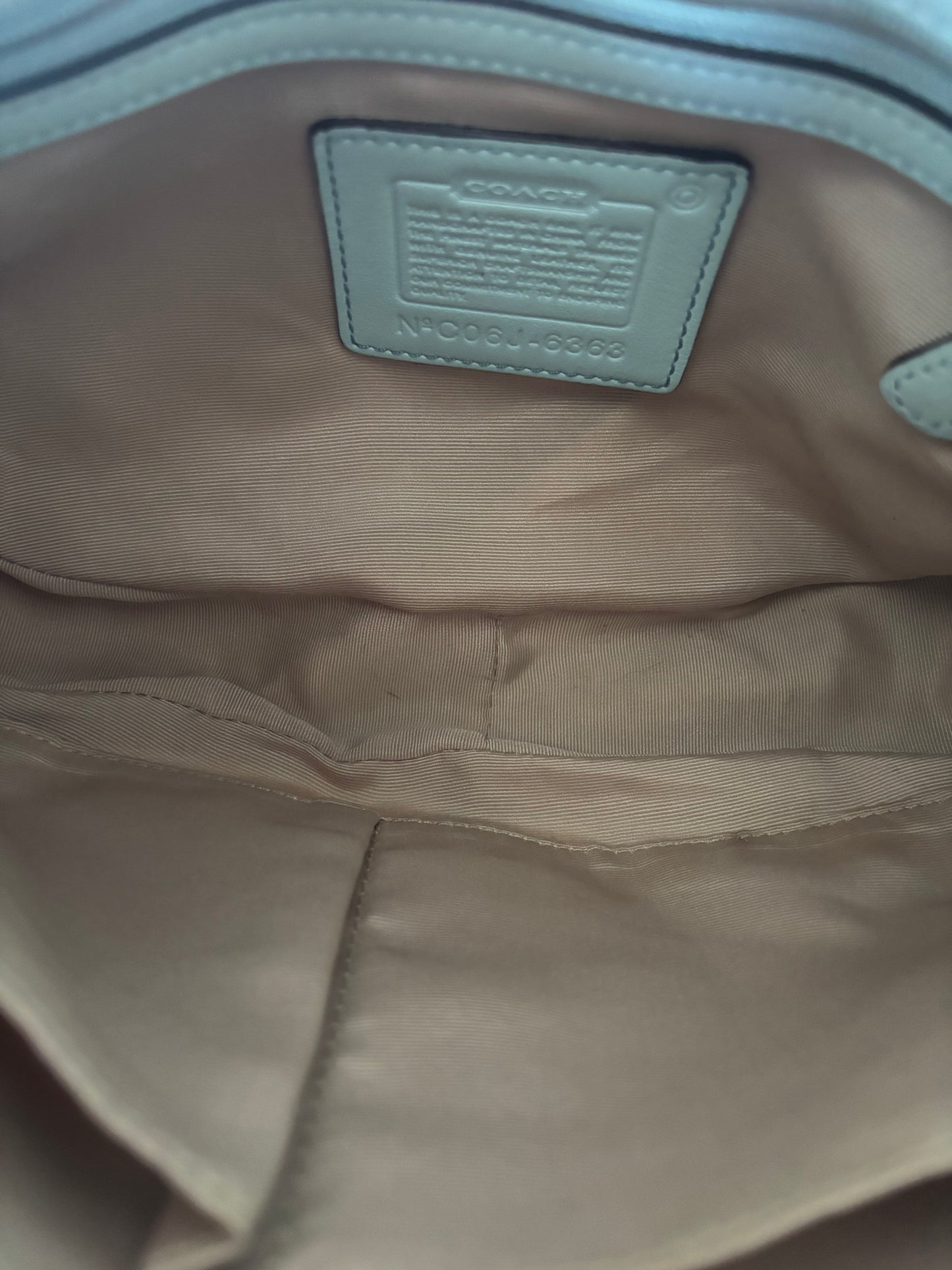 Rare baby blue coach soho Lyn