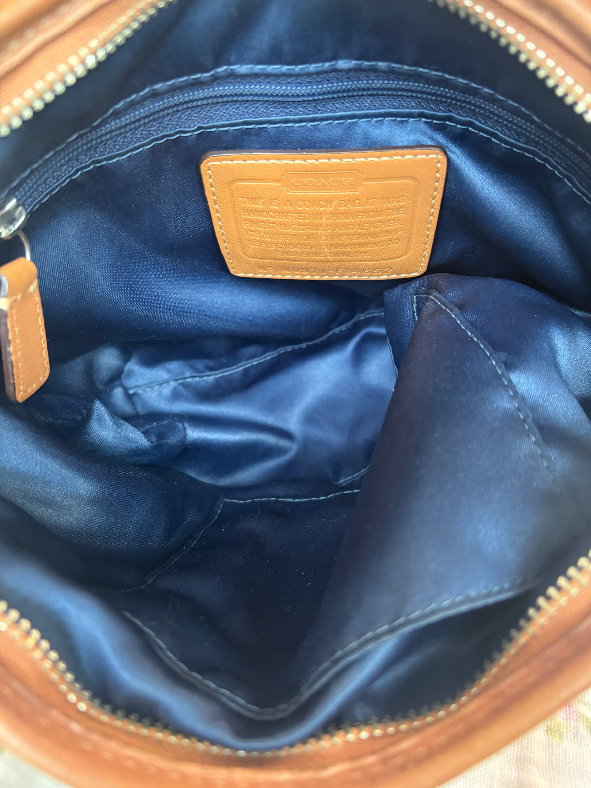 Patchwork coach bag