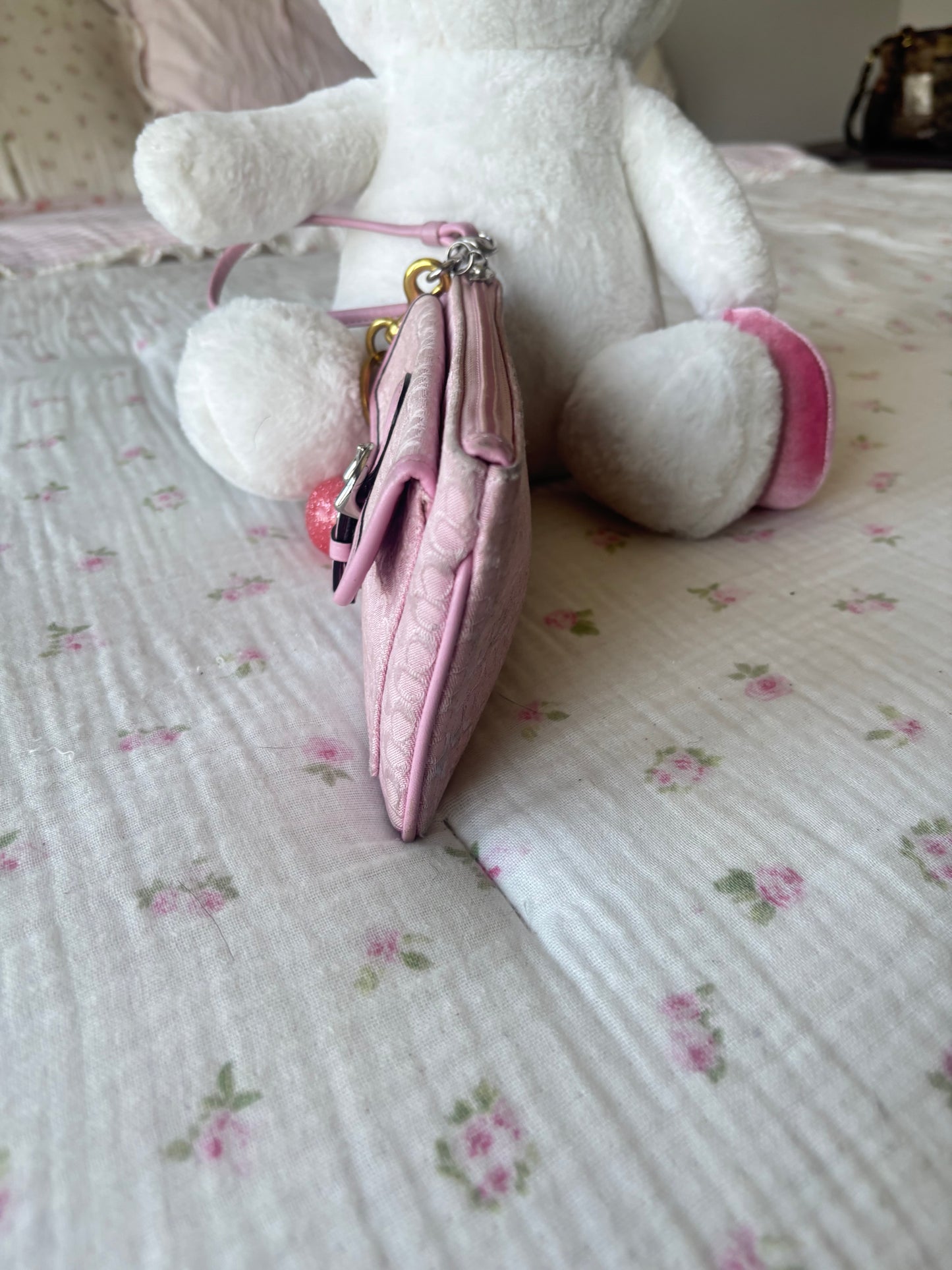 Baby pink rare coach wallet