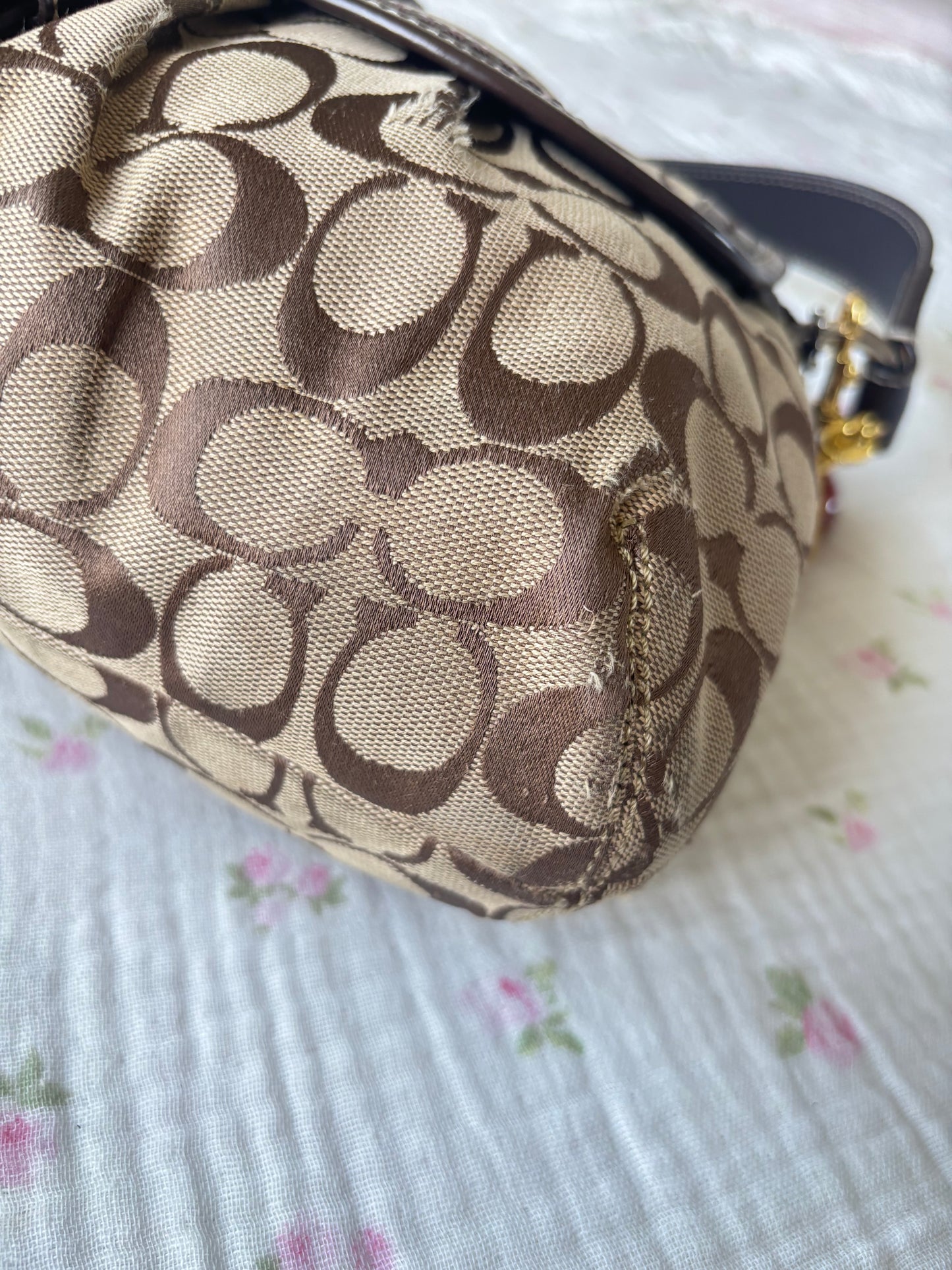 Rare brown soho coach shoulder bag