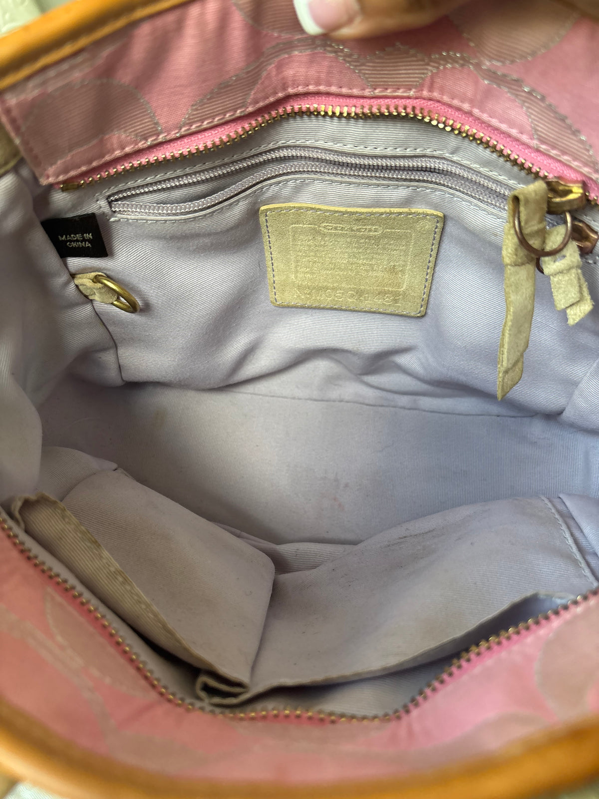 Mini colorful patchwork Hampton bag