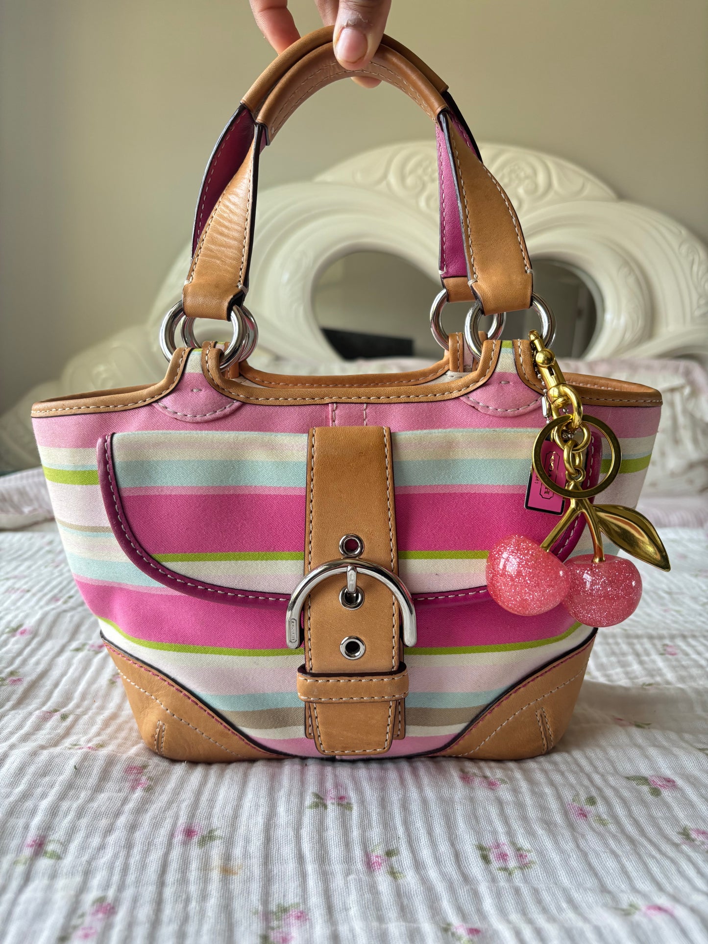 Striped soho Hampton bag