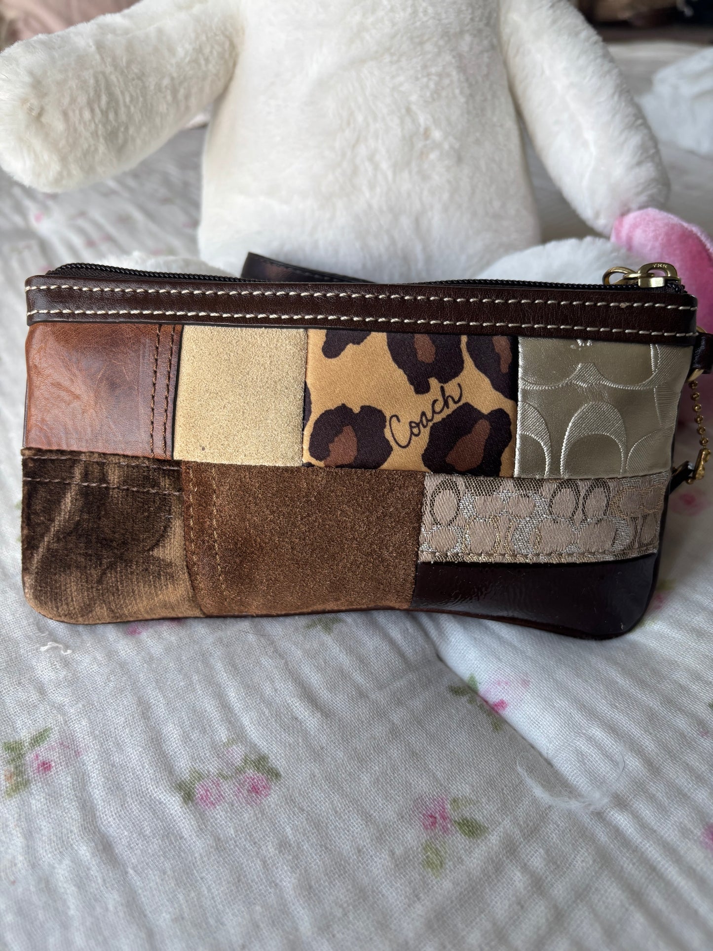 Patchwork rare wrislet coach