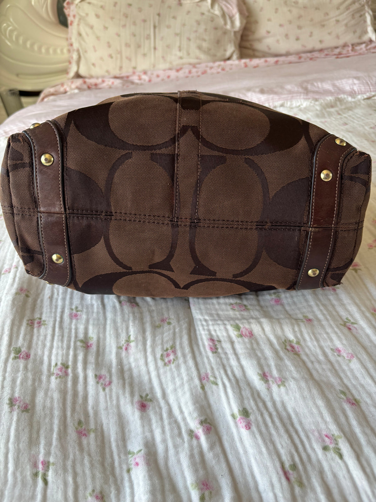 Brown large coach Carly
