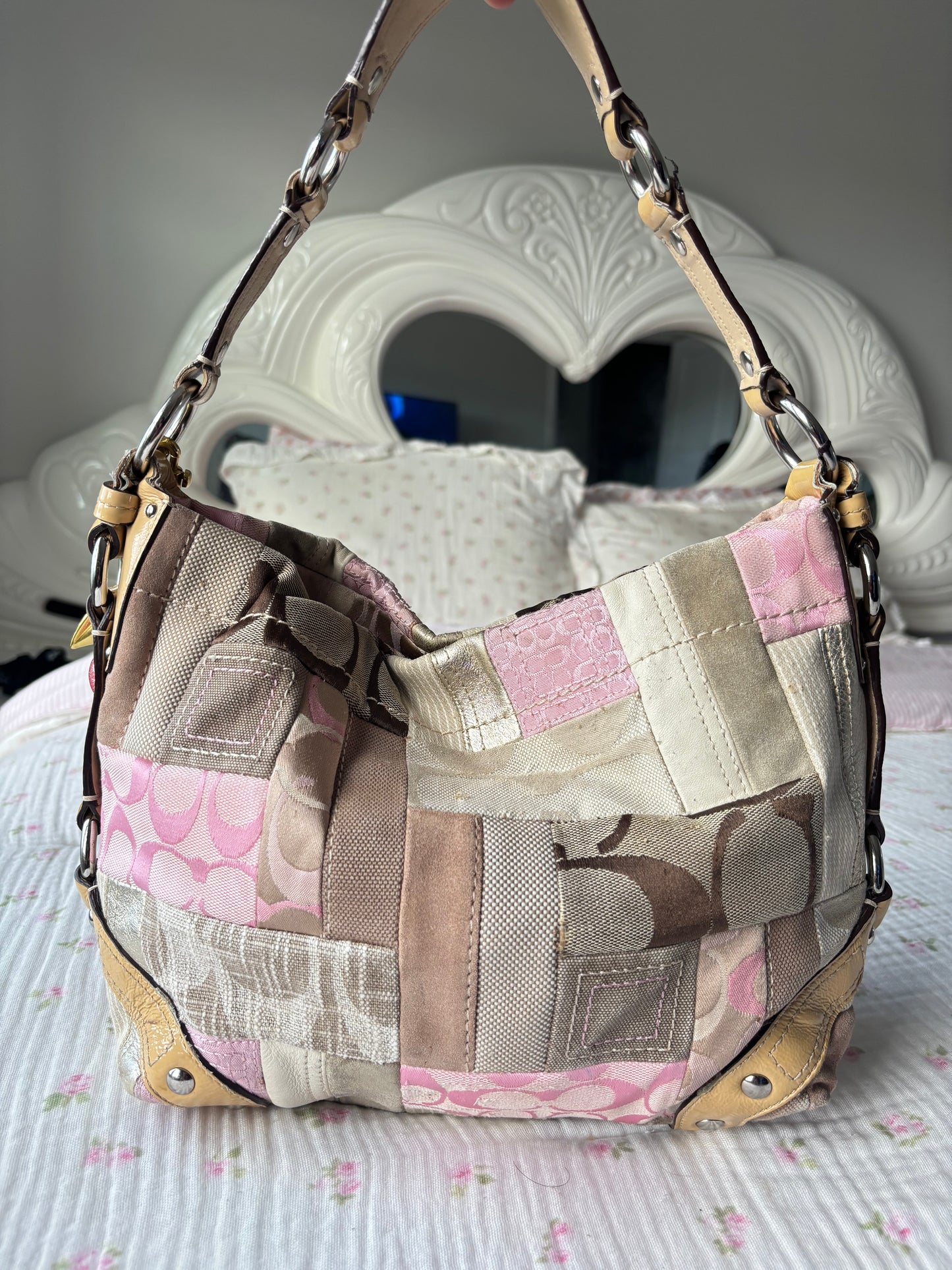 Rare patchwork coach Carly