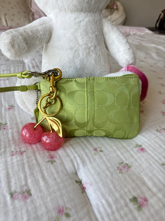 Rare green coach vintage wallet