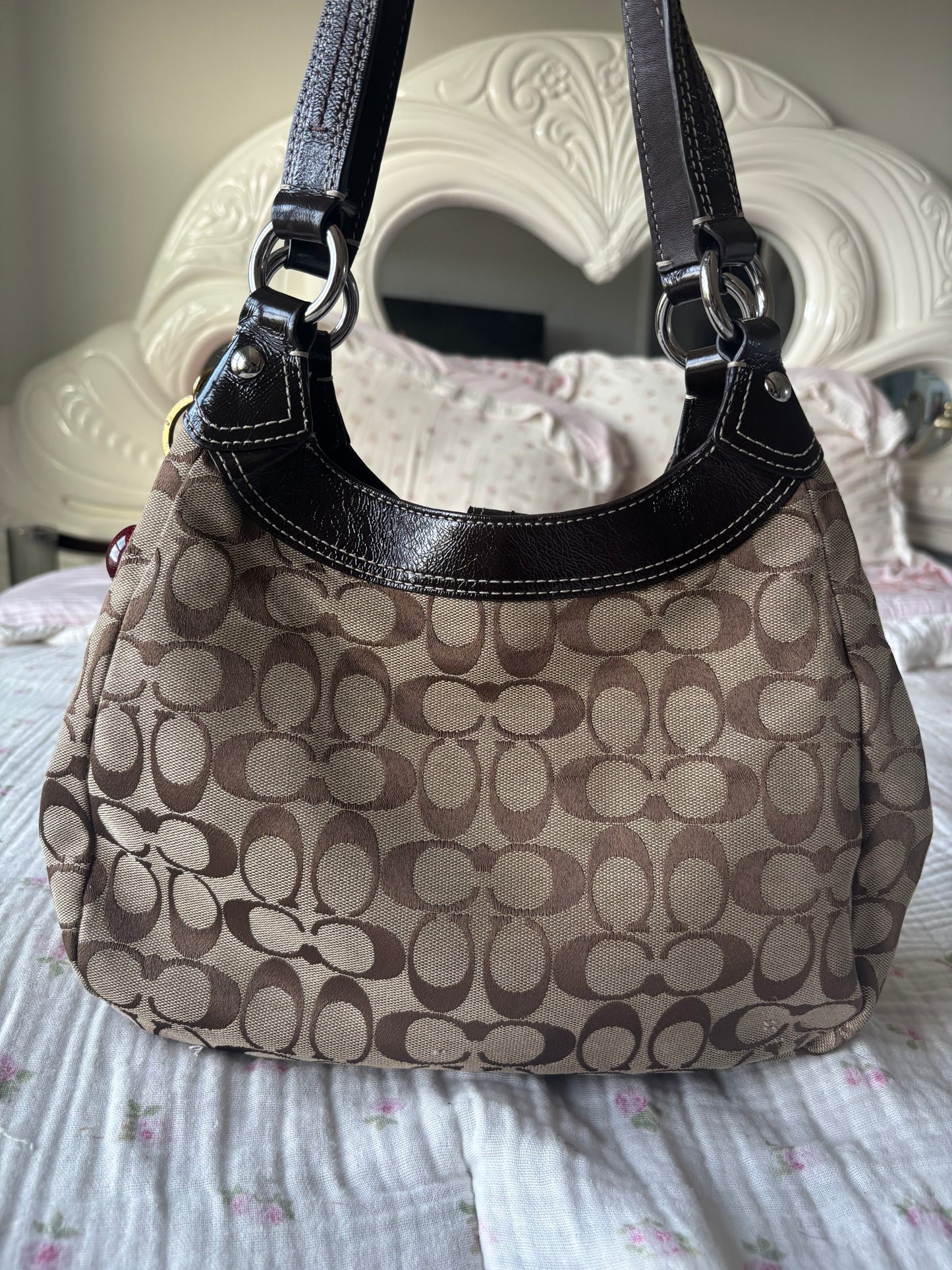 Brown mongram small soho Lyn