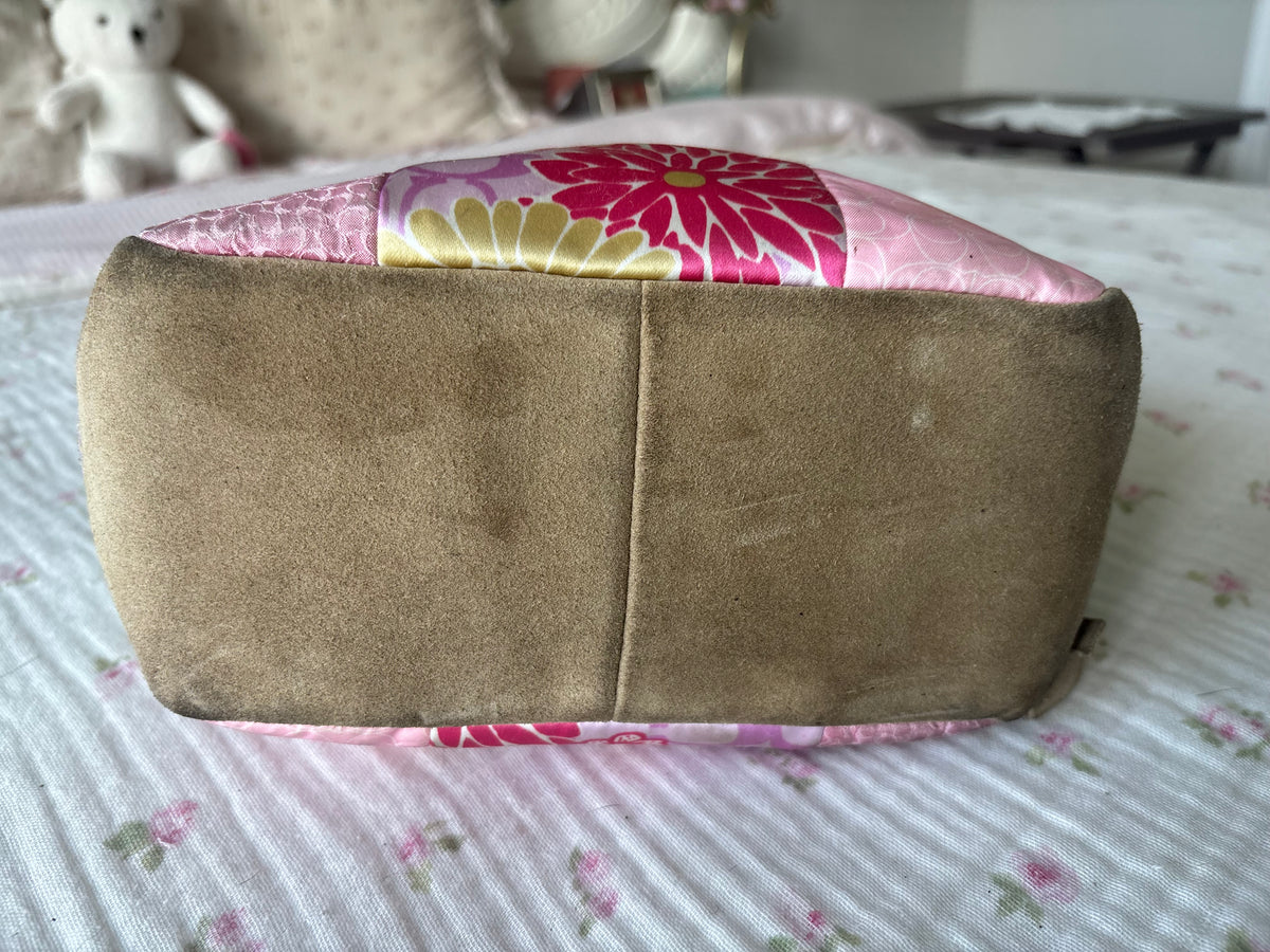 Mini colorful patchwork Hampton bag