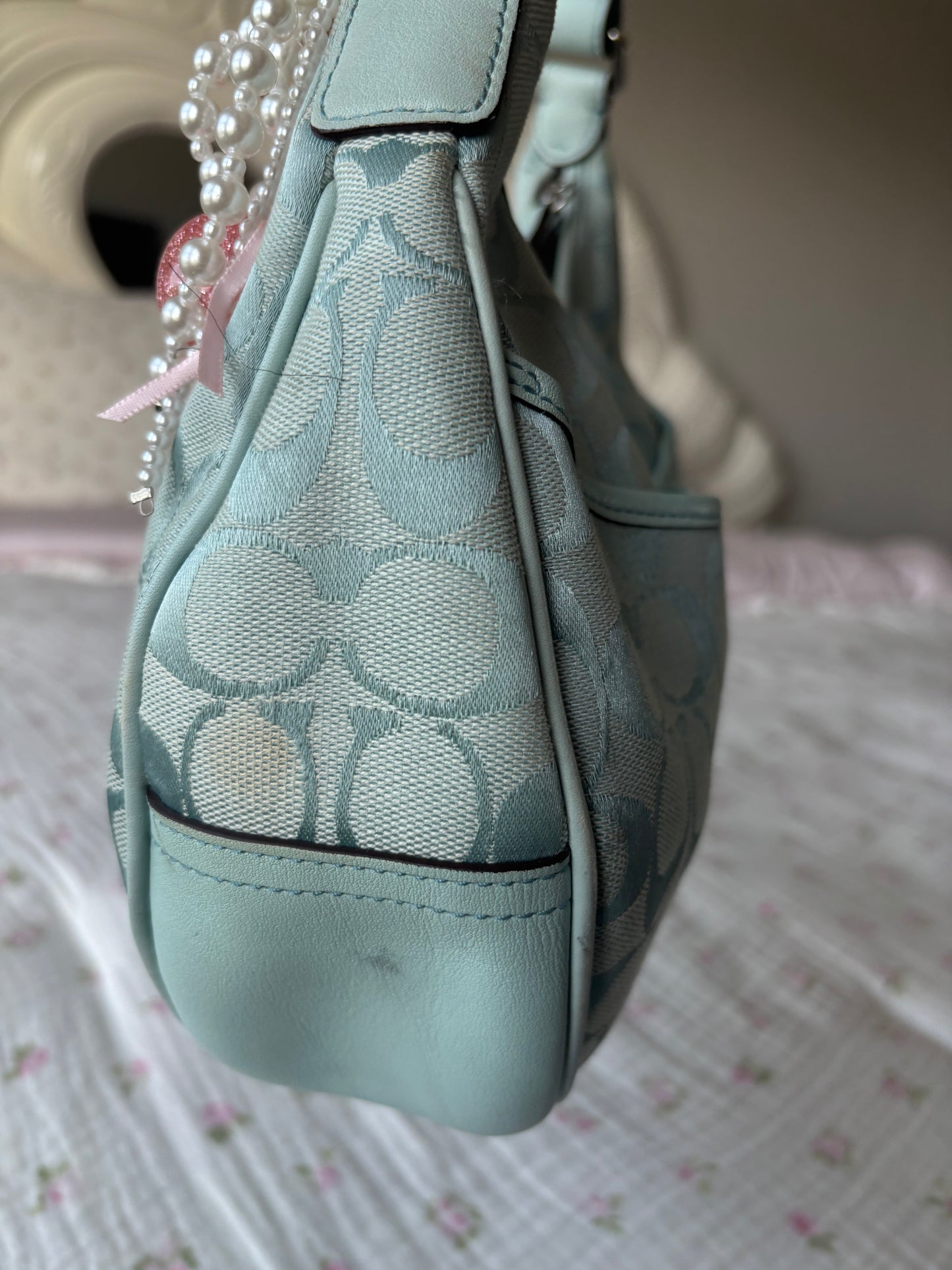 Rare baby blue coach soho Lyn