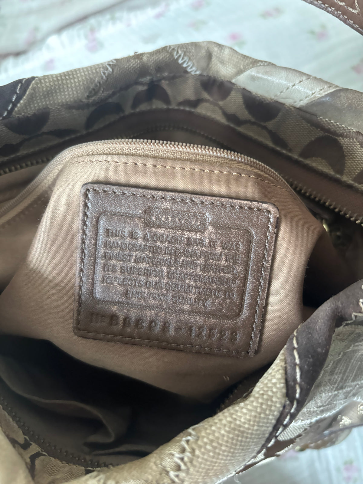 Rare patchwork coach Carly