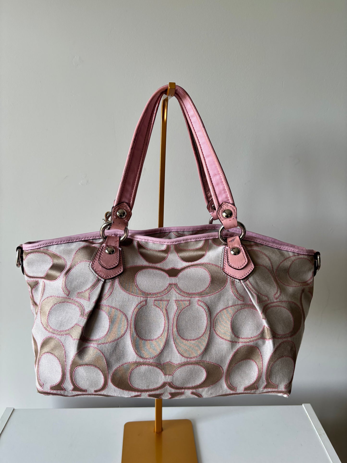 Rare pink poppy tote bag