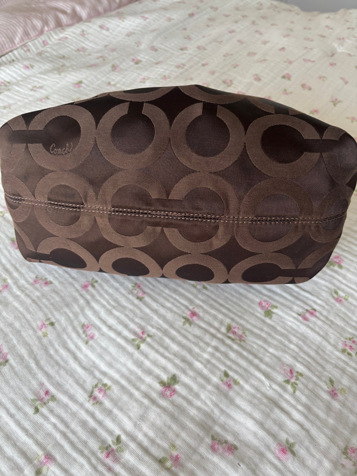 Rare choclate brown hobo coach bag