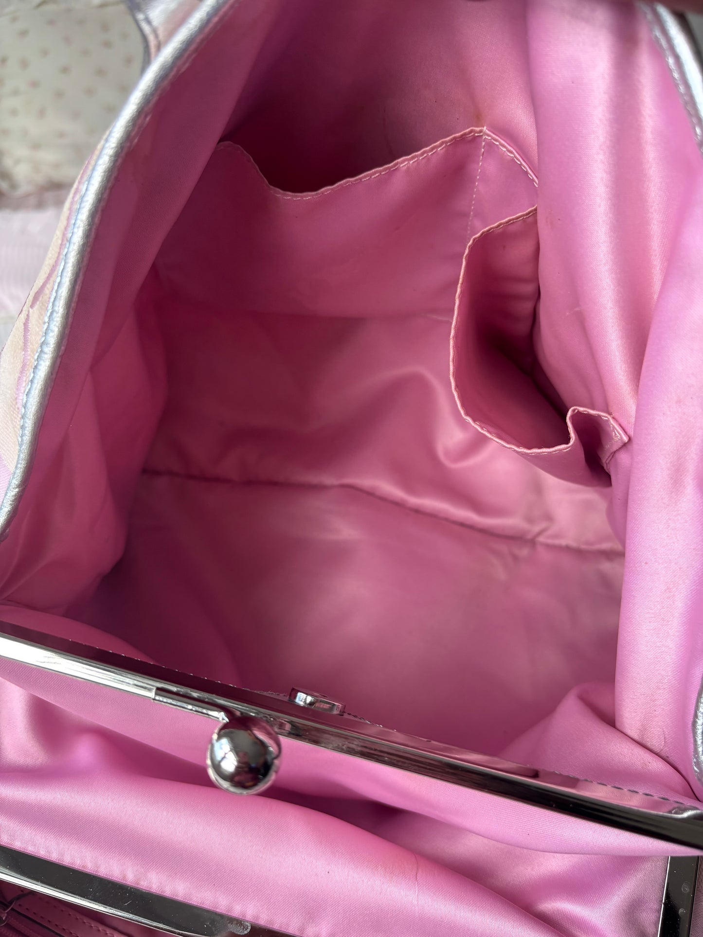 Rare Pink vintage coach tote bag