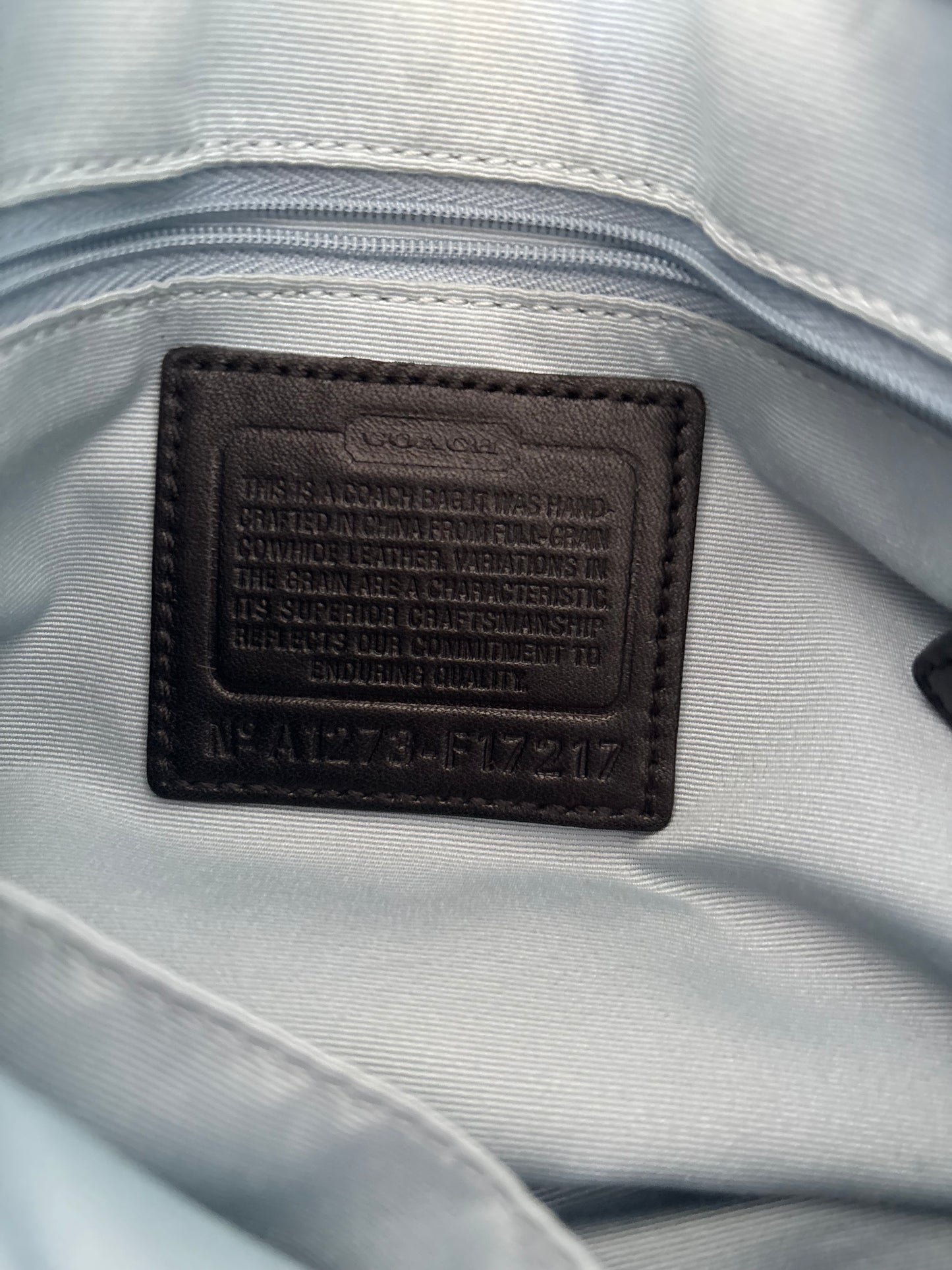 Black leather coach soho shoulder bag