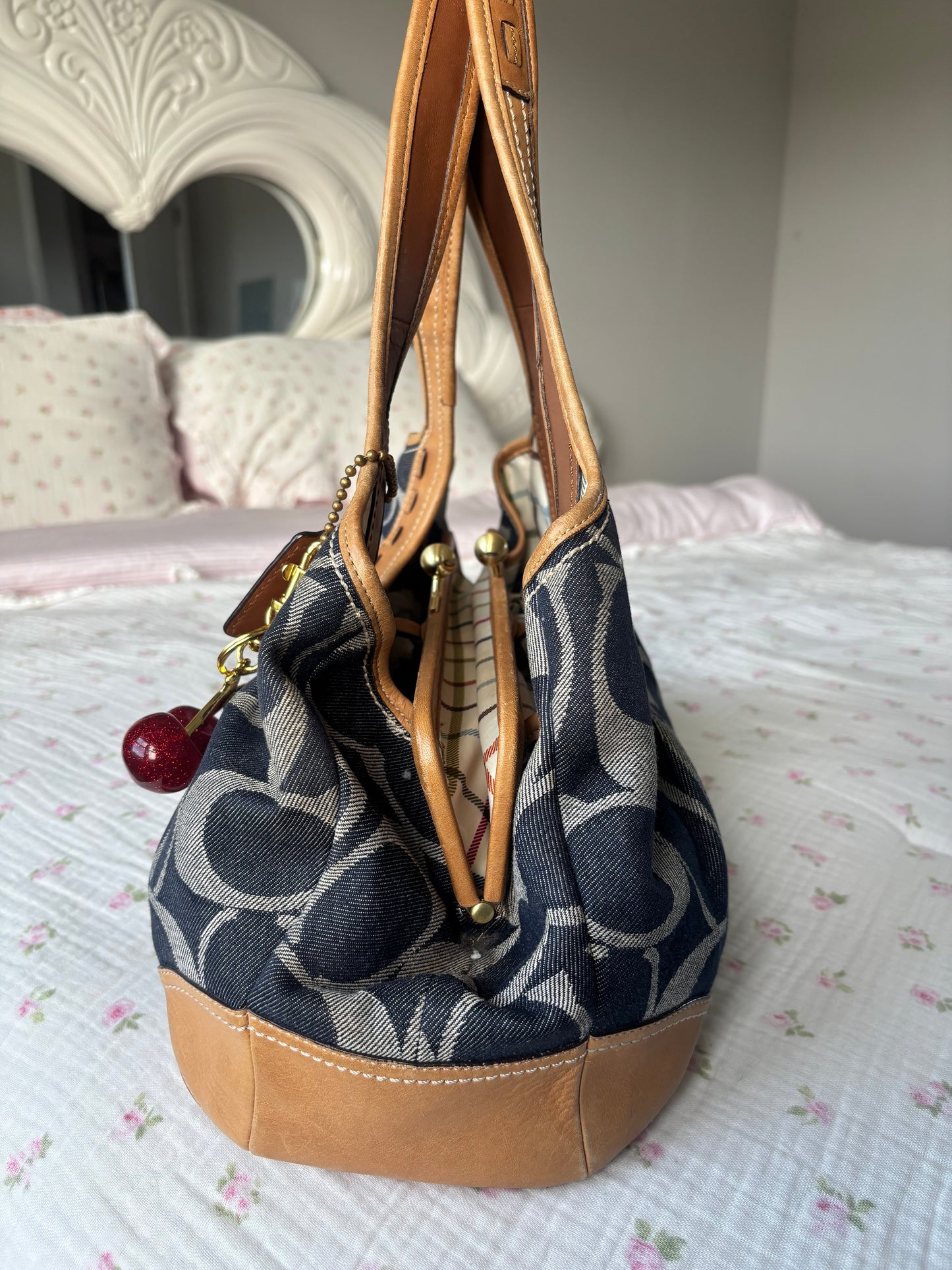Rare deniem ergo coach bag