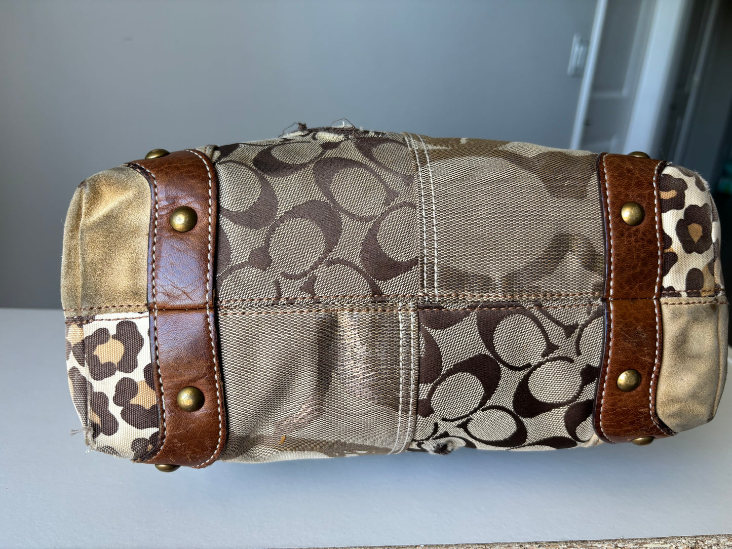 Rare patchwork coach Carly