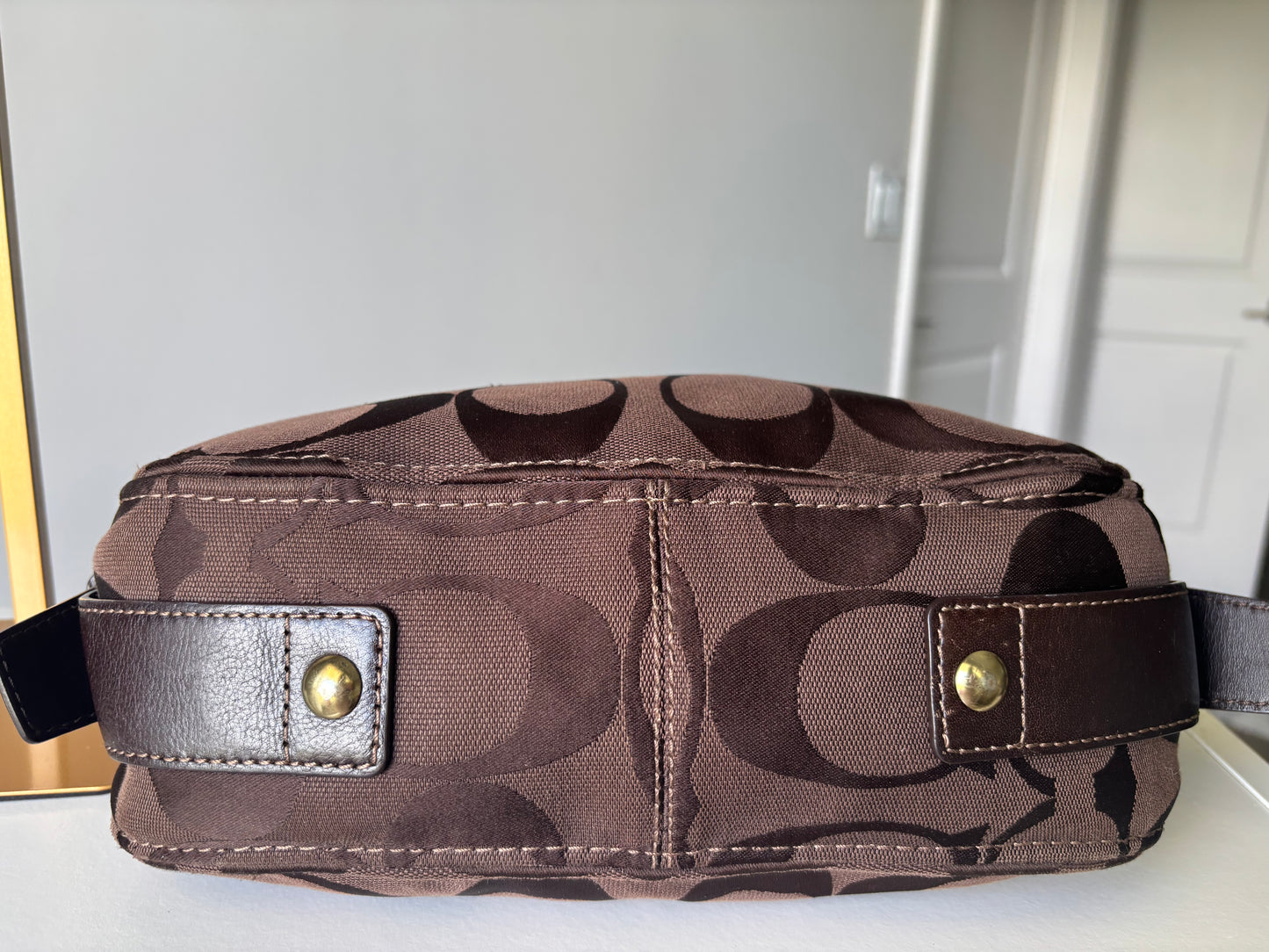 Rare brown coach Zoe