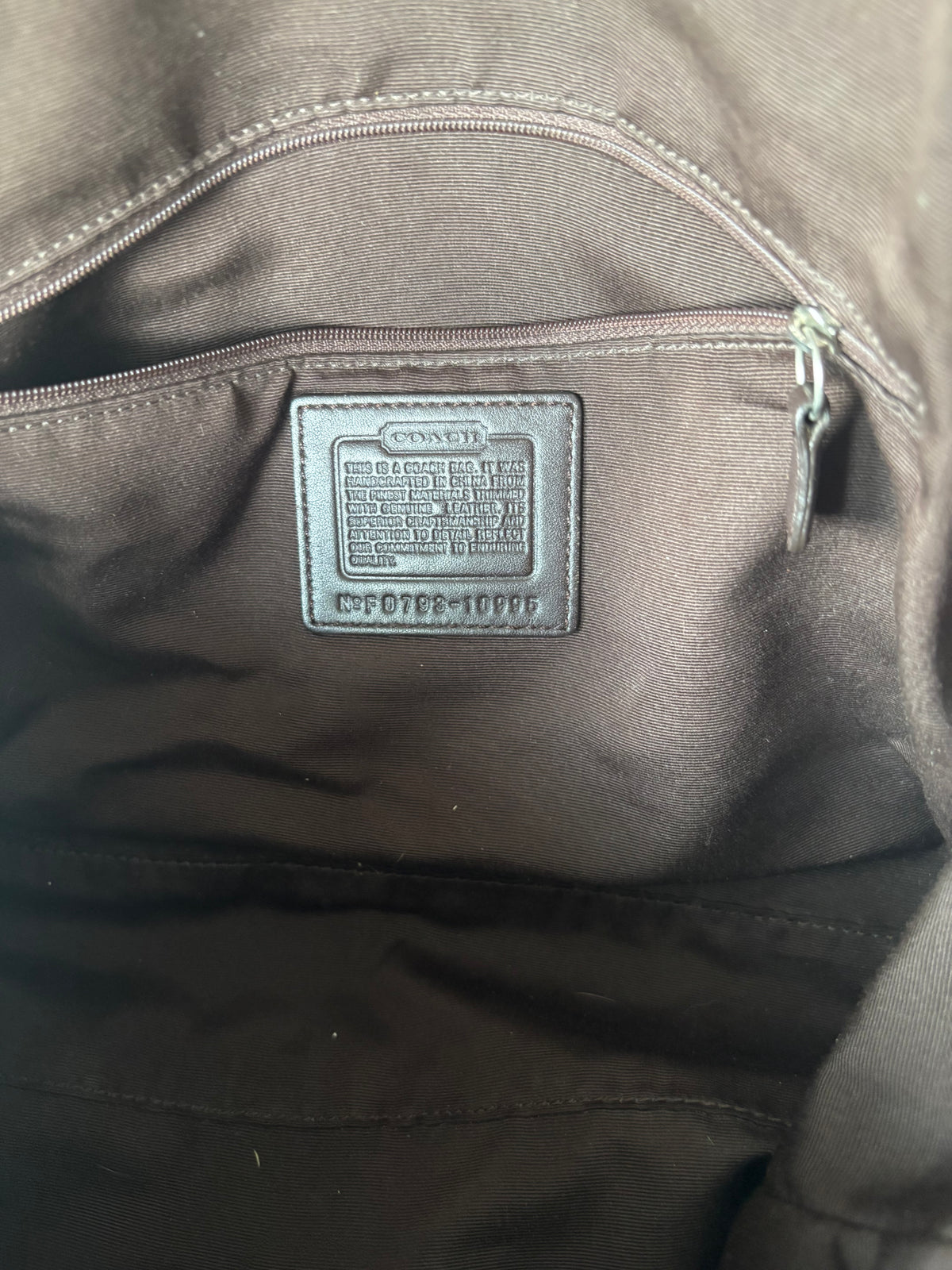 Rare brown coach vintage satchel