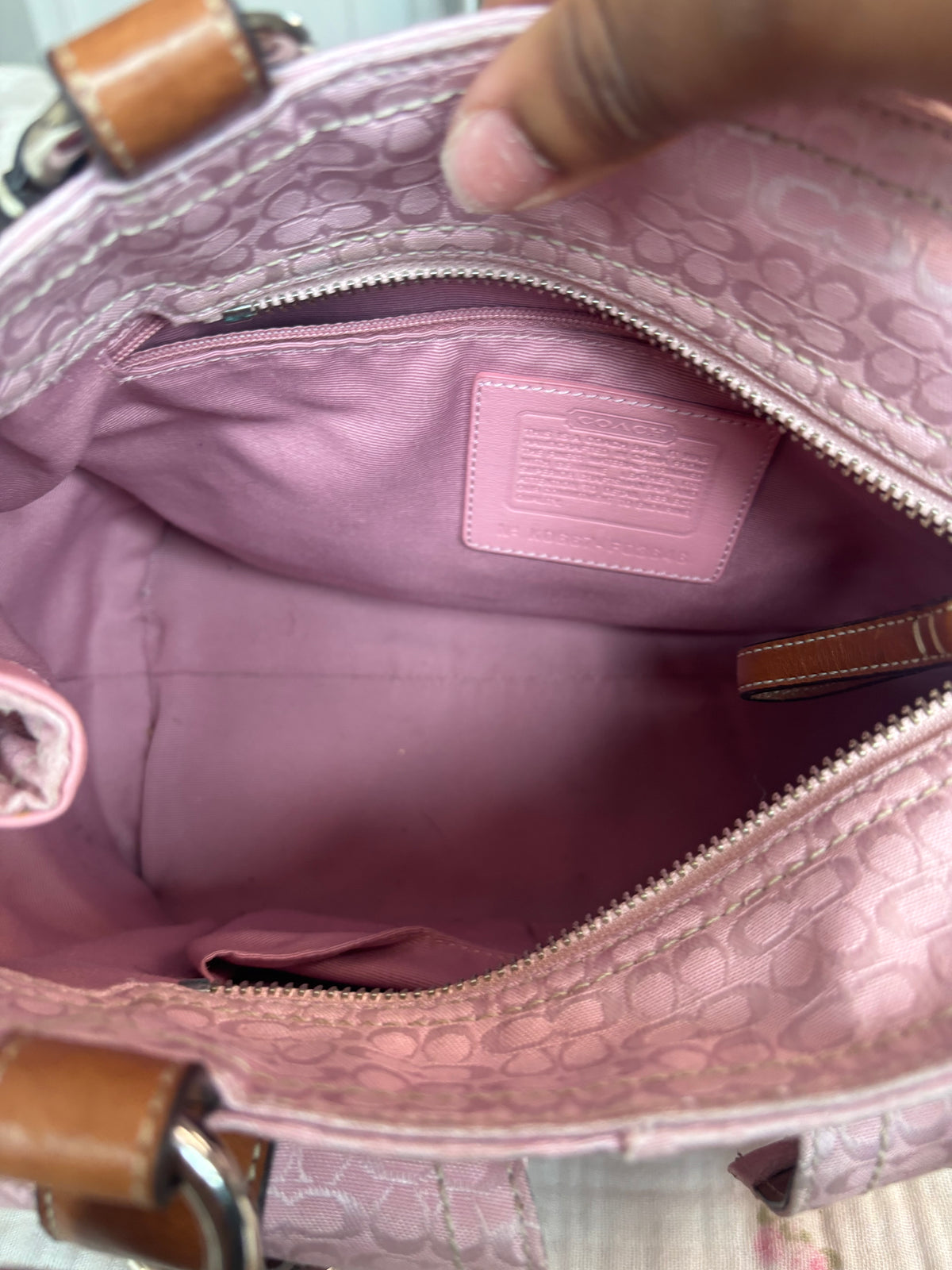 Rare baby pink double pocket