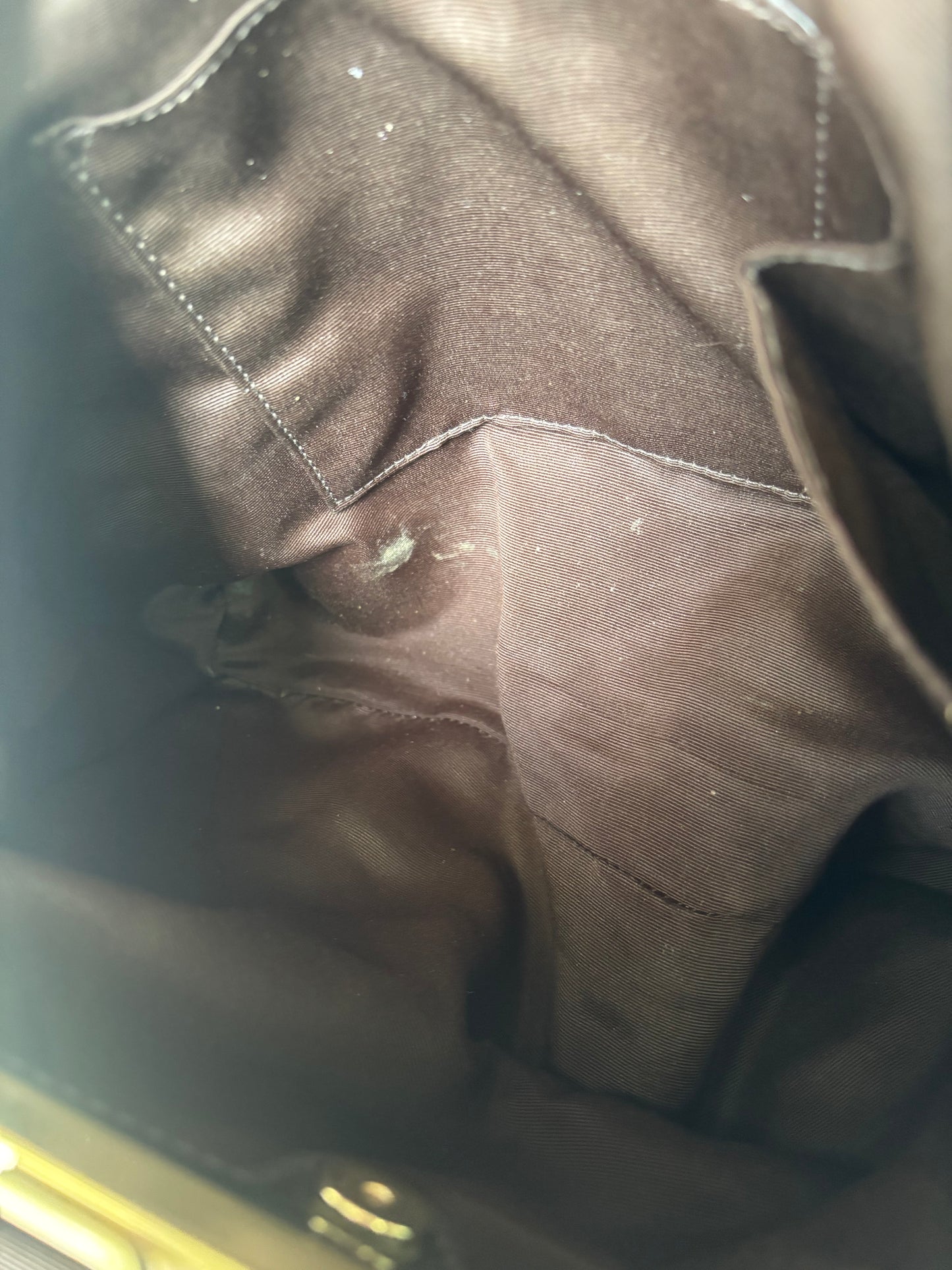 Vintage brown coach tote bag