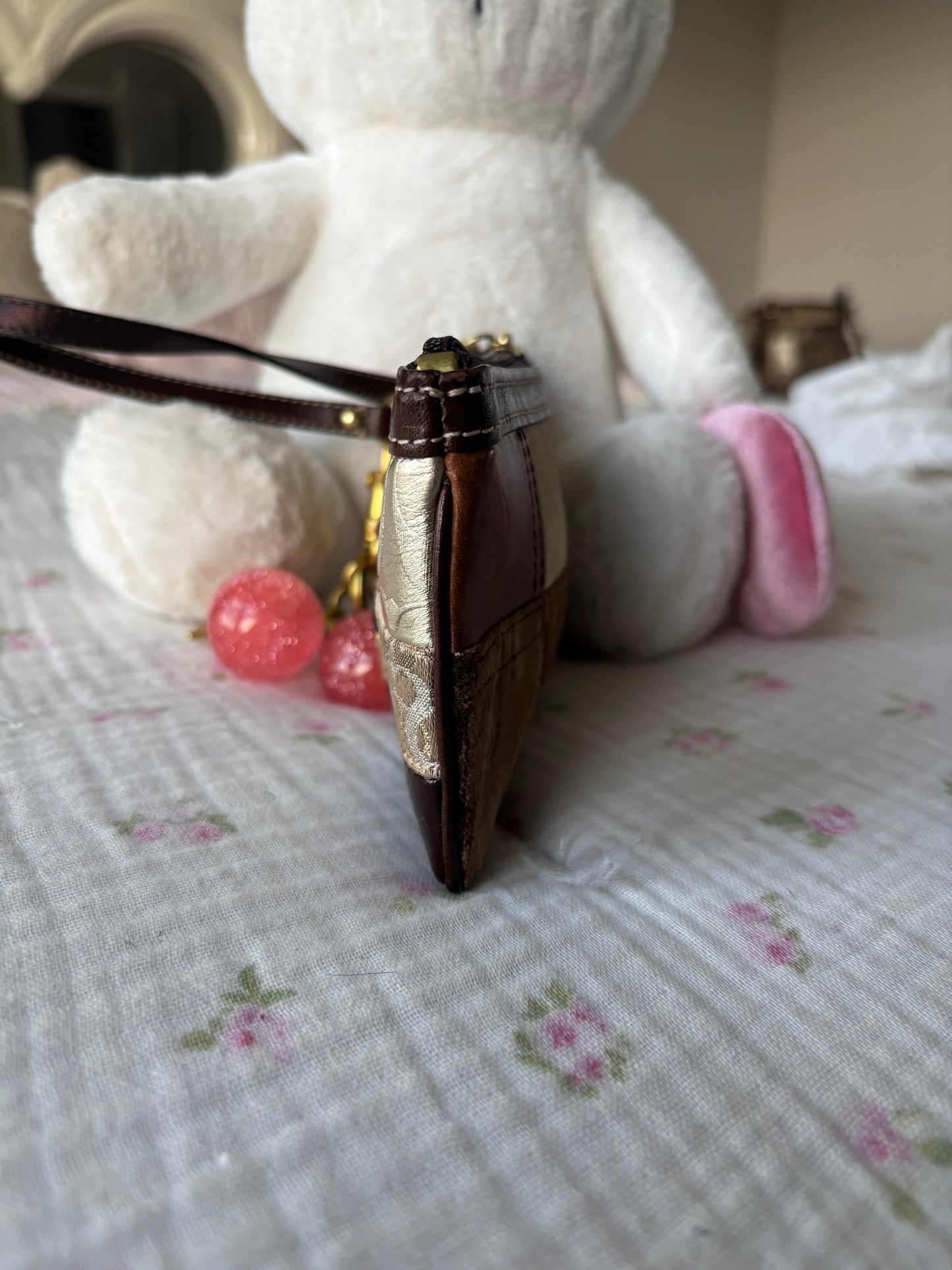 Patchwork rare wrislet coach