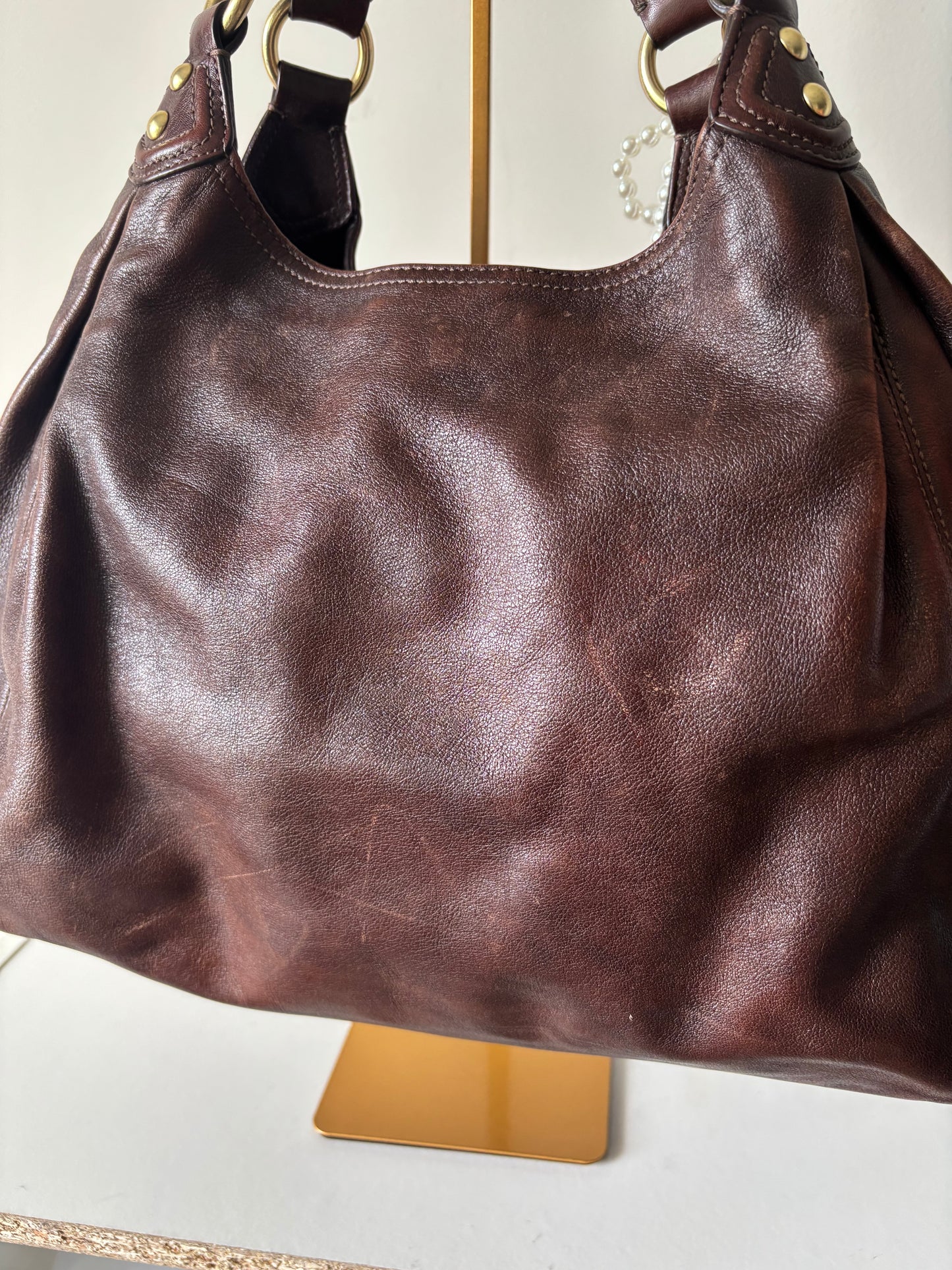 brown Madison vintage coach bag
