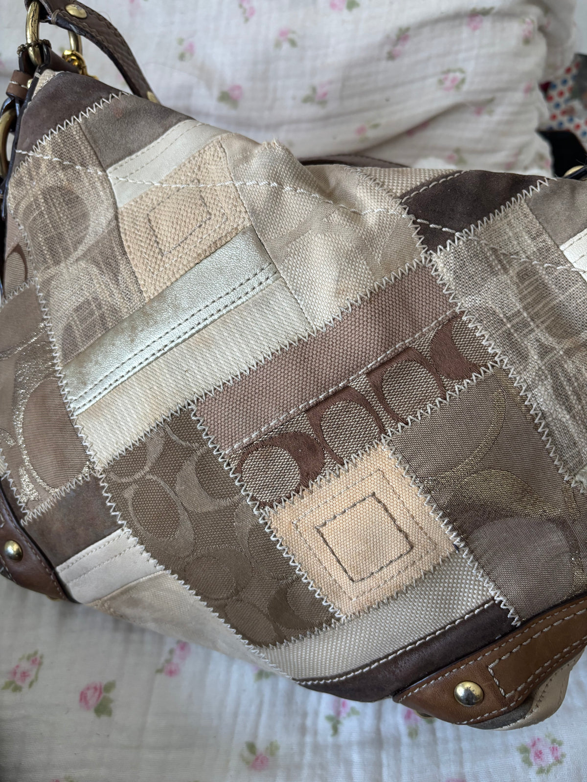 Rare patchwork coach Carly