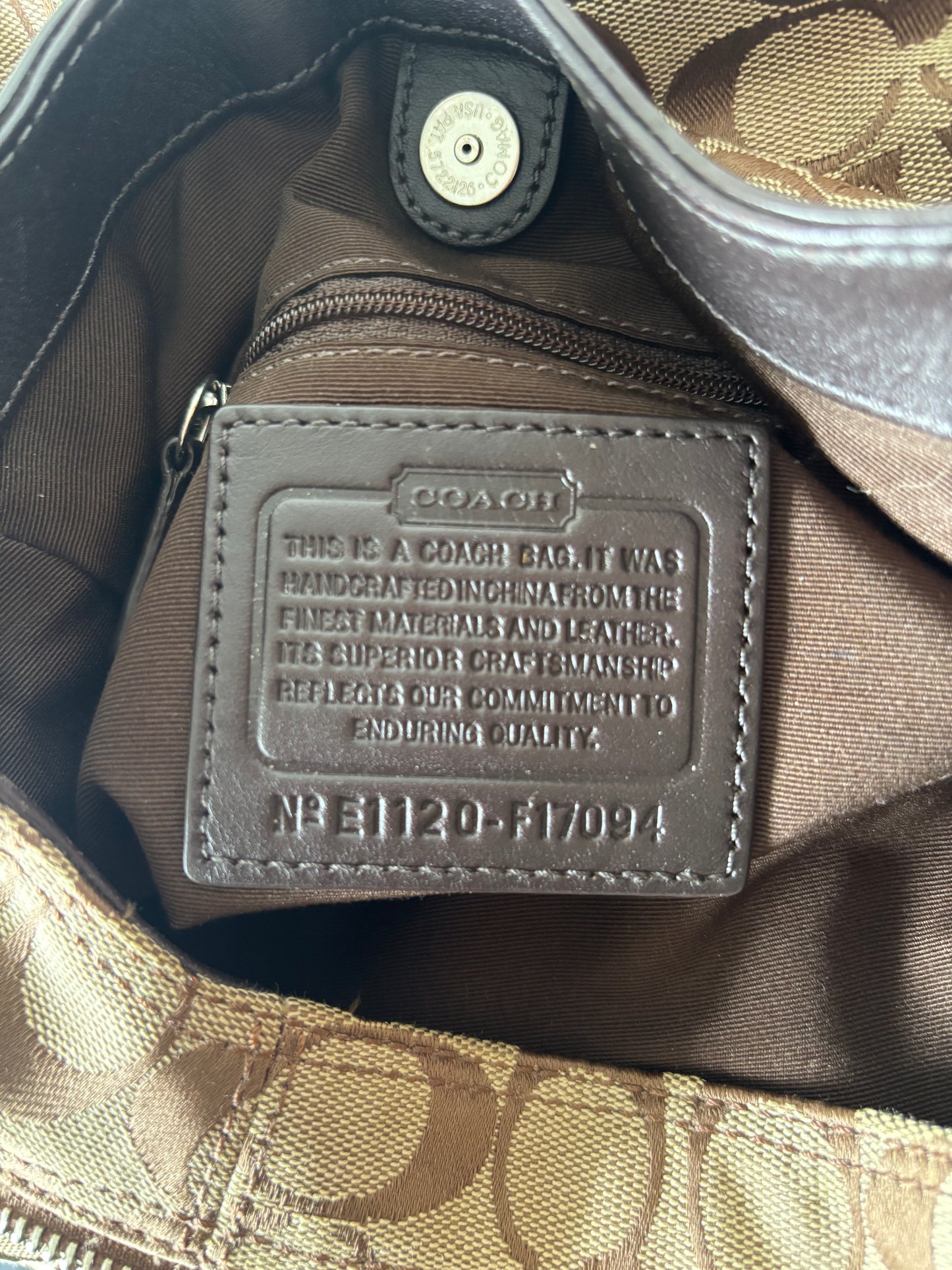 Brown coach soho Lyn