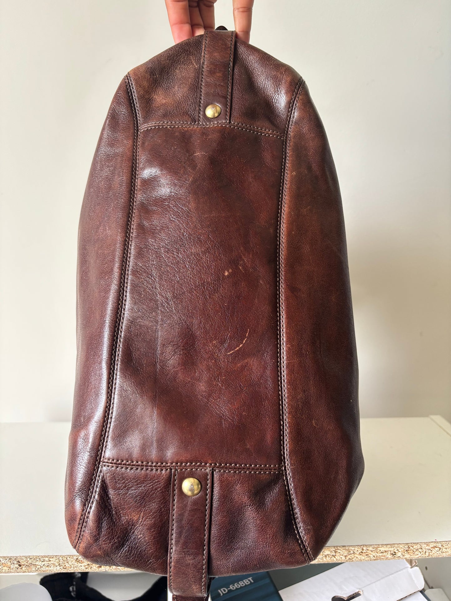 brown Madison vintage coach bag