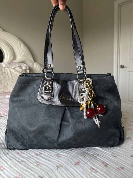 Rare coach mongram tote bag