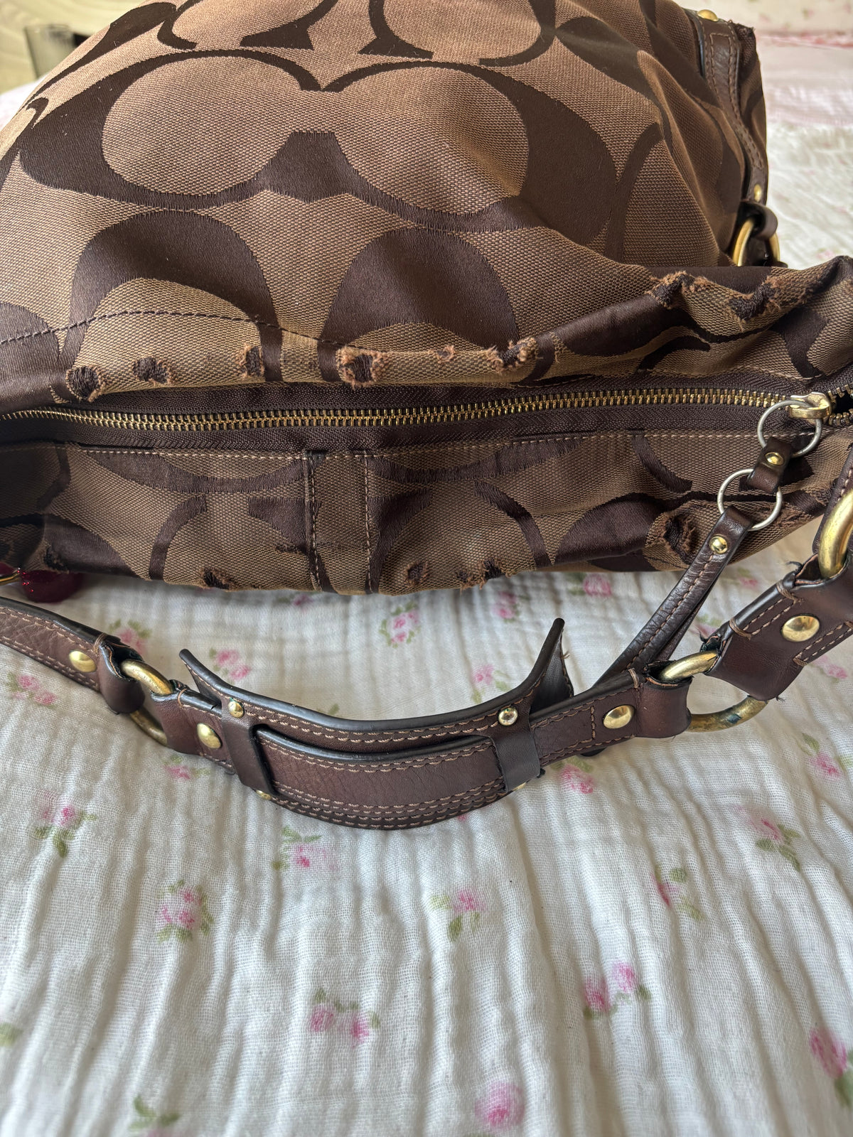 Brown large coach Carly