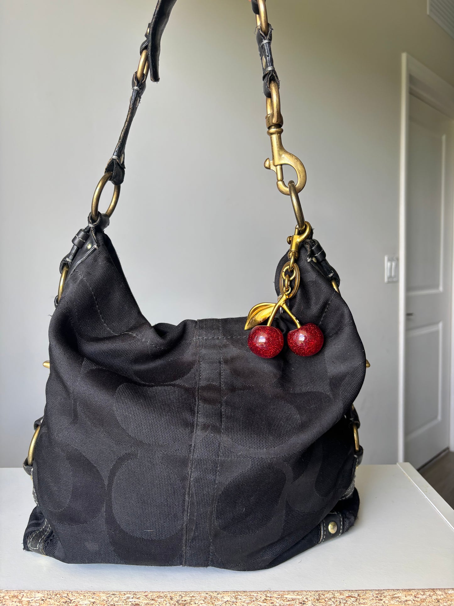 Black large coach Carly