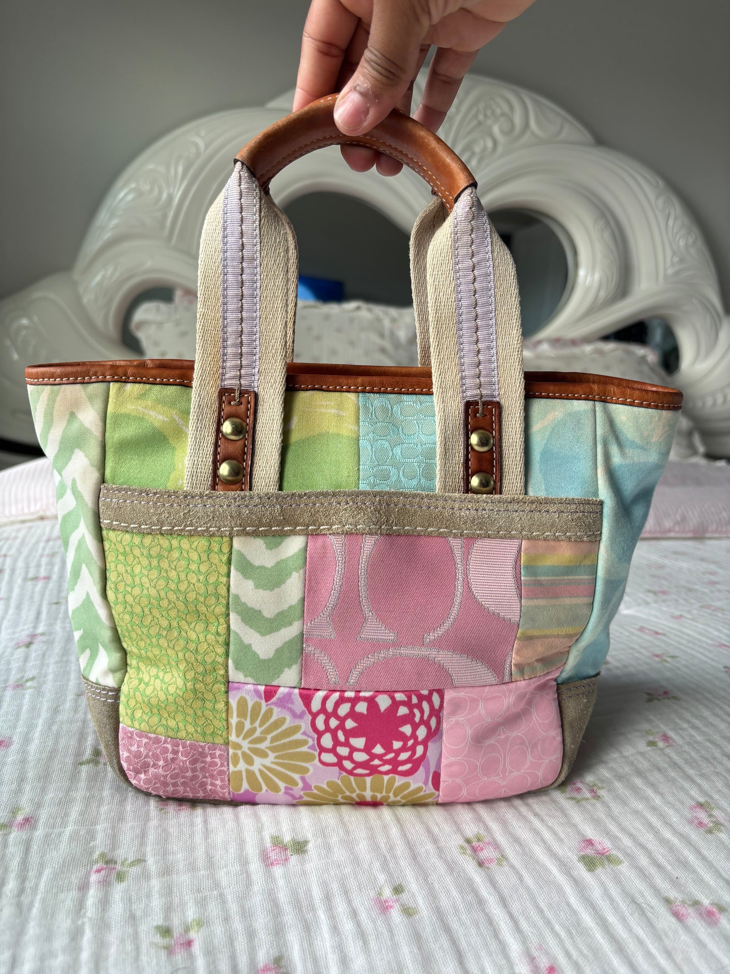 Rare Hampton colorful coach shoulder bag