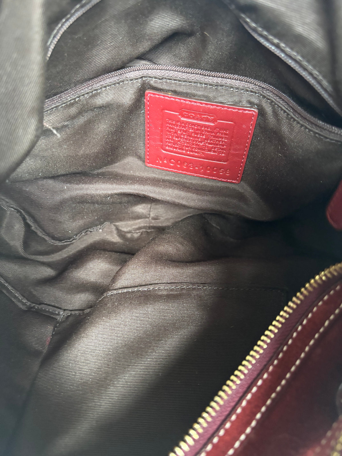 Rare burgandy suede hobo