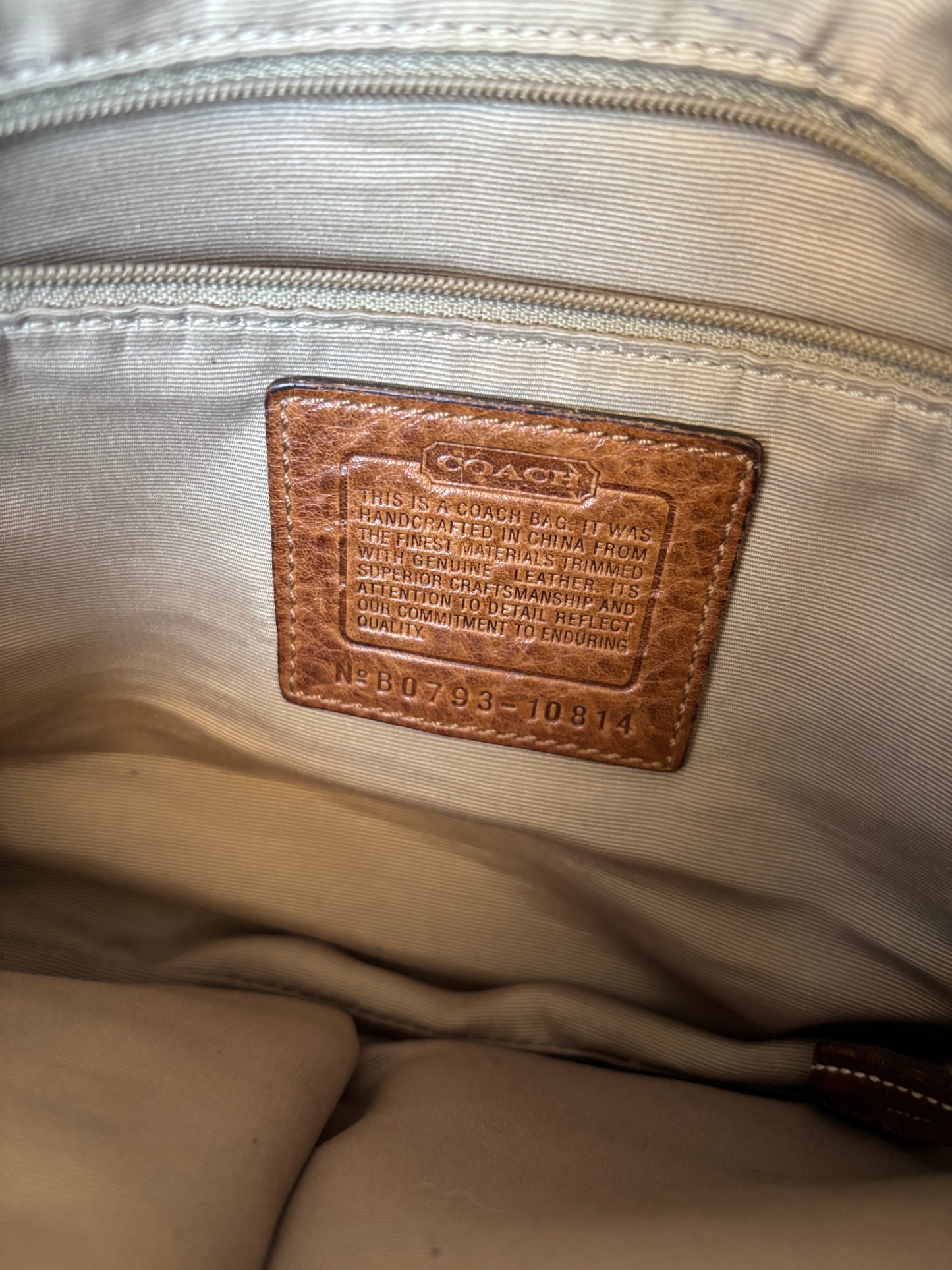 Rare patchwork coach Carly