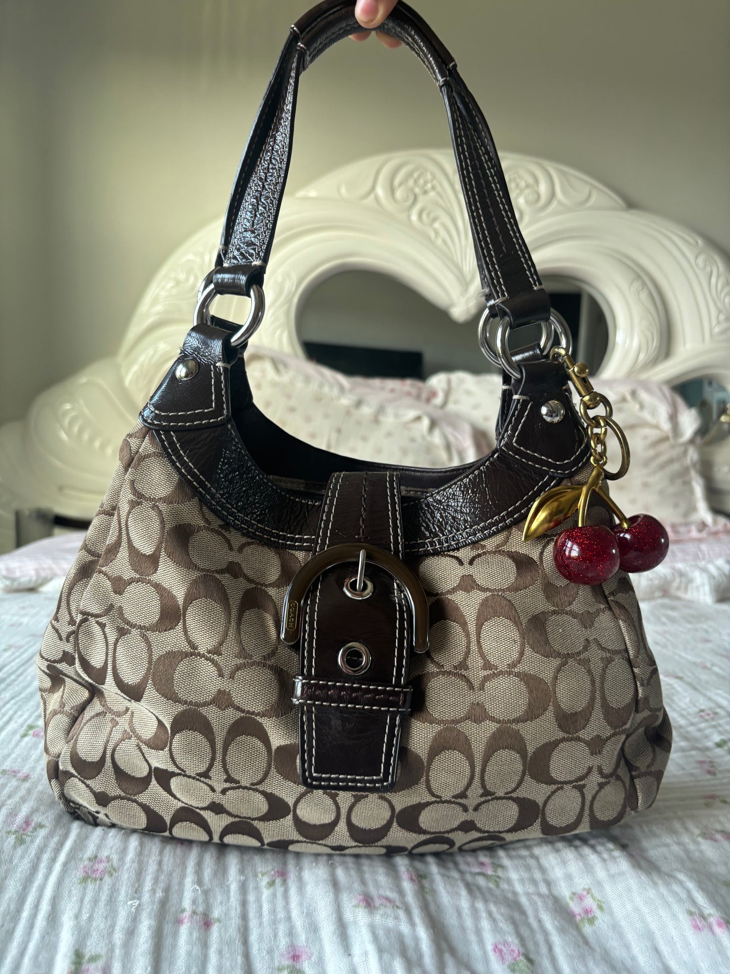 Brown mongram small soho Lyn