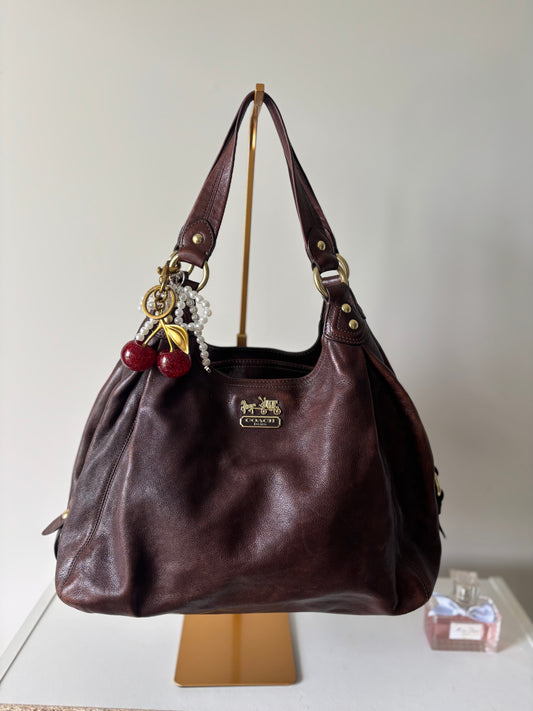 brown Madison vintage coach bag