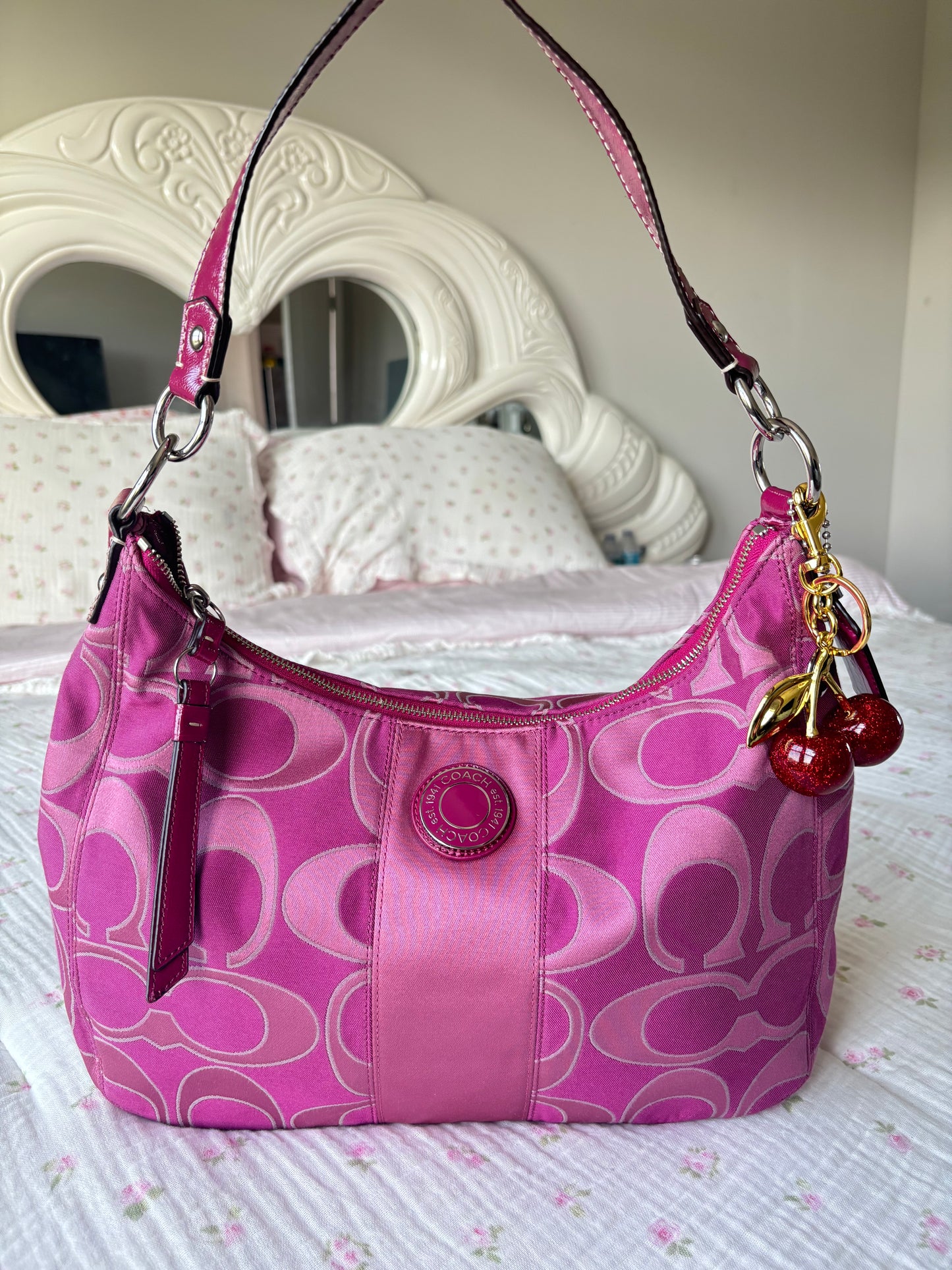 Rare mongram coach hobo