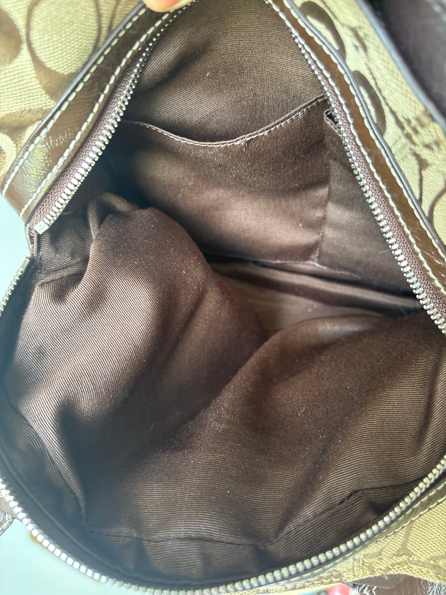 Brown soho Lyn vintage coach shoulder bag