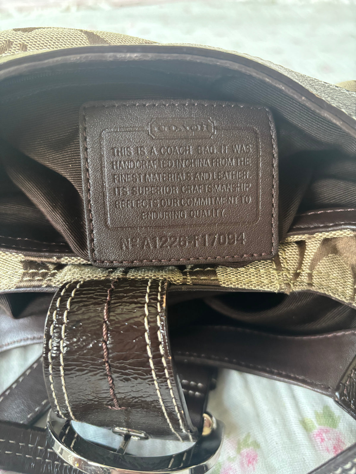 Brown mongram small soho Lyn