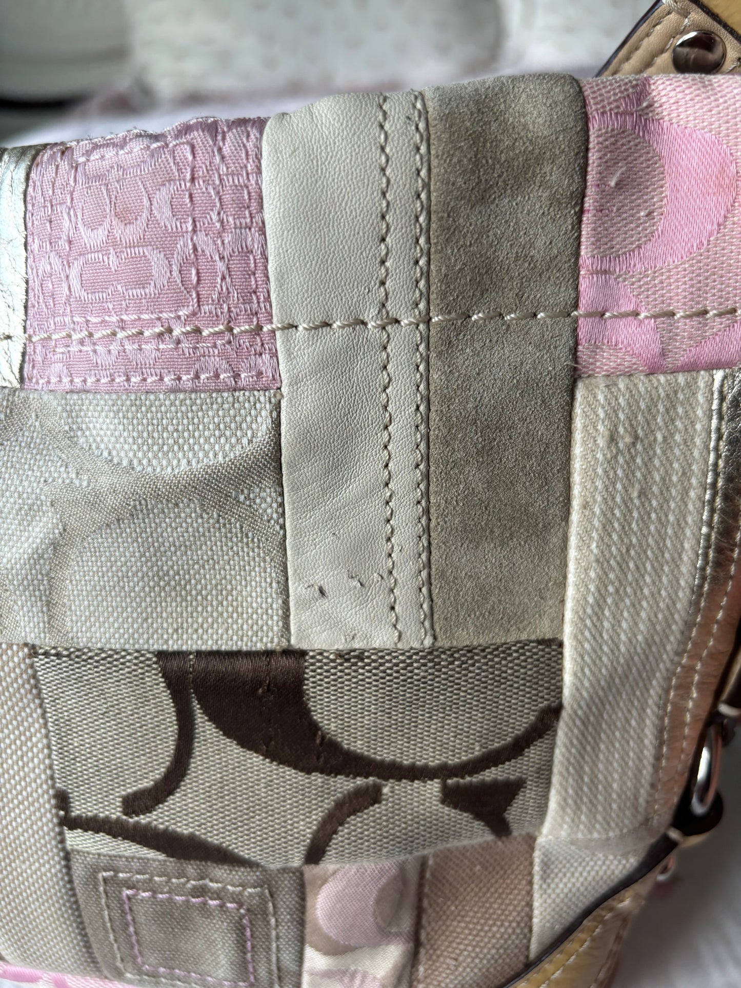 Rare patchwork coach Carly