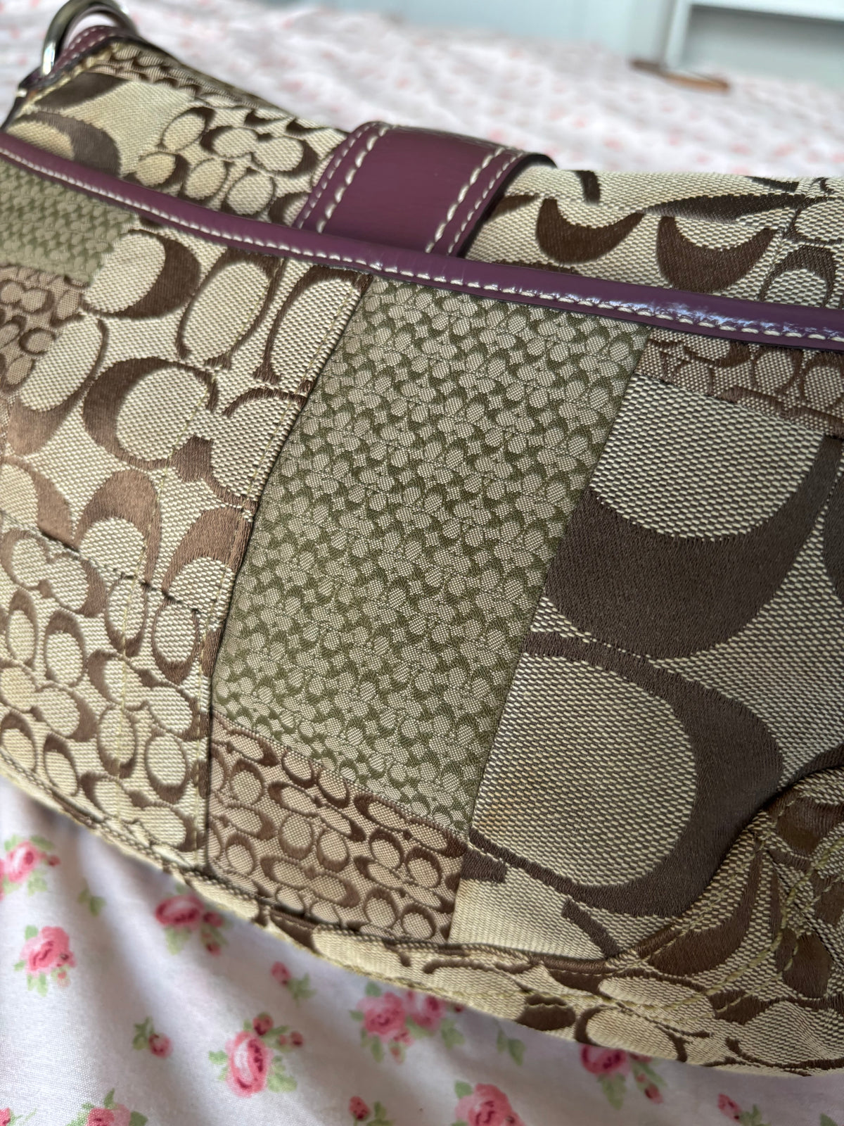 Rare purple patchwork soho