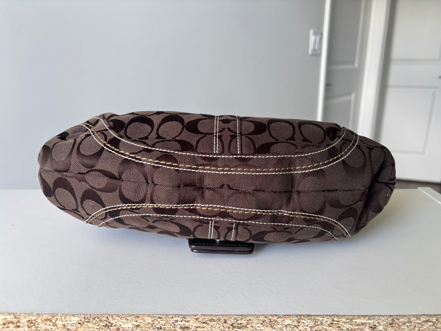 Rare choclate brown coach soho shoulder bag