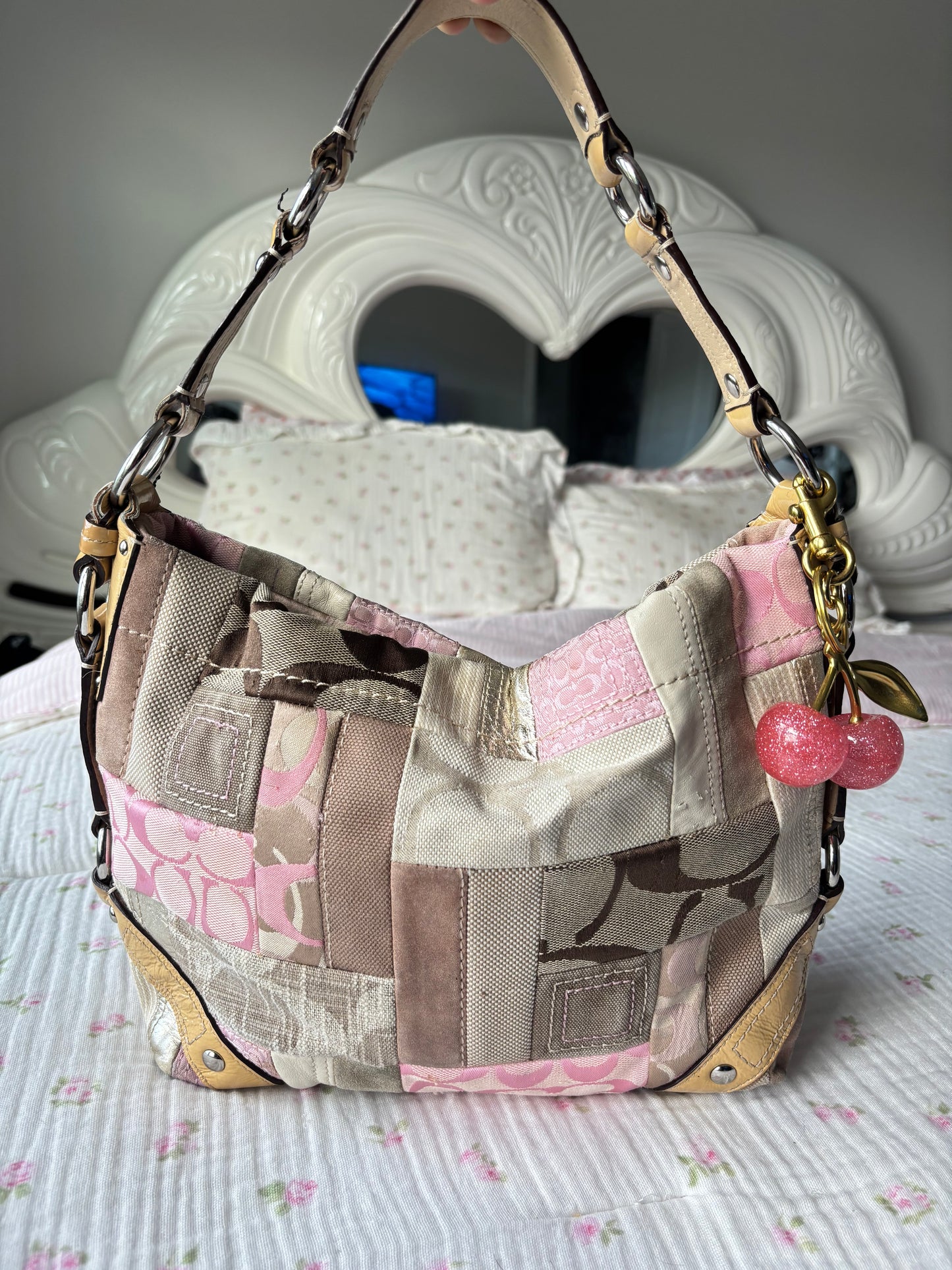 Rare patchwork coach Carly